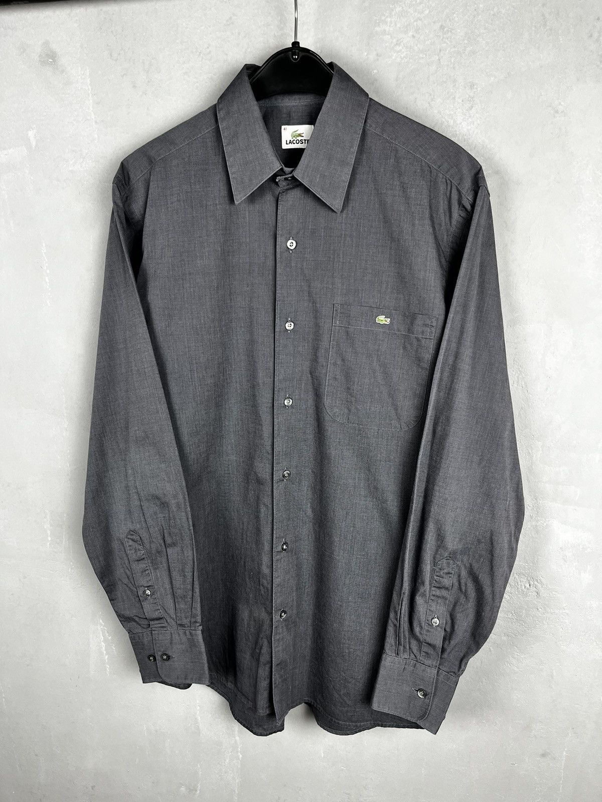 Lacoste × Vintage Lacoste shirt vintage Size US L / EU 52-54 / 3 - 3 Thumbnail