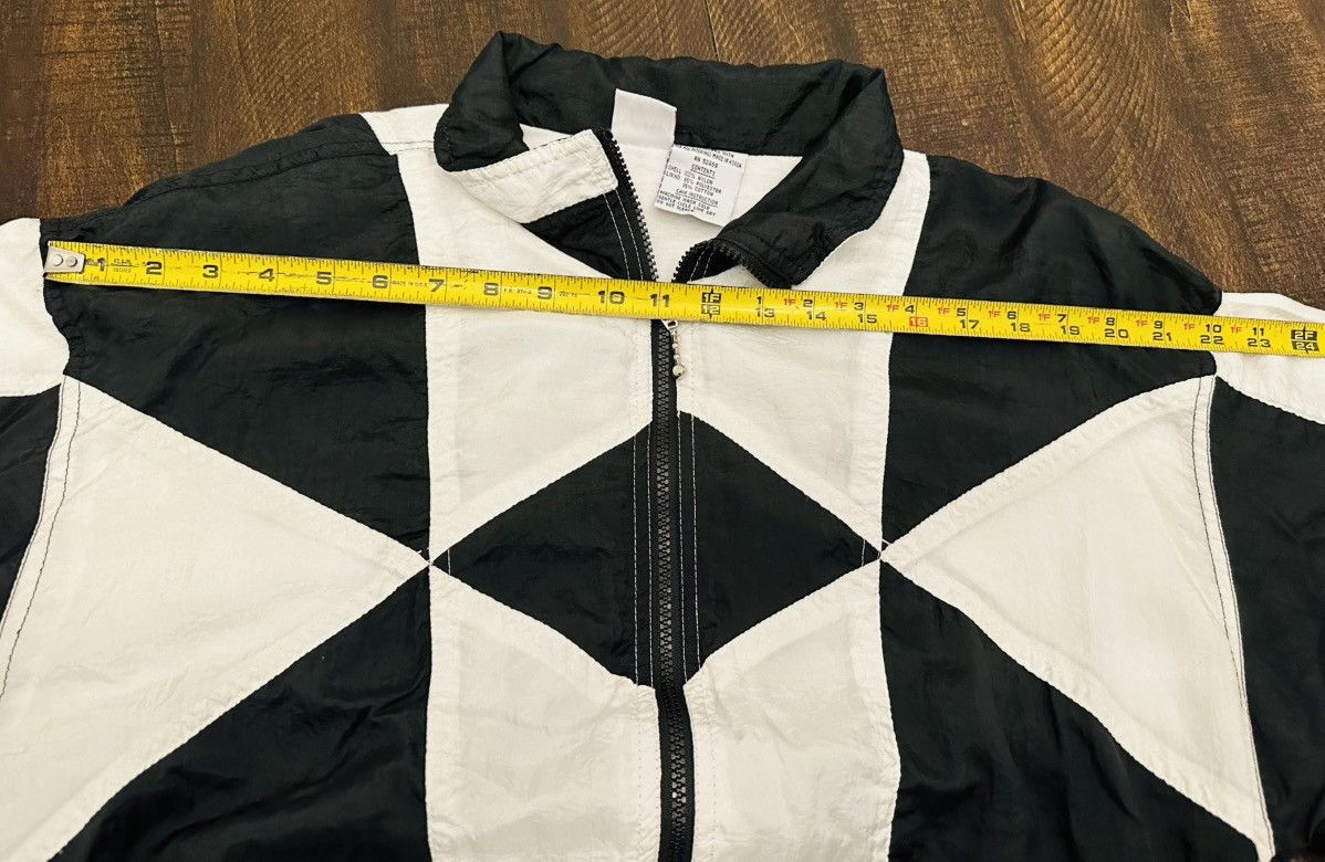 Athletic Works VTG 80s Men’s Windbreaker Geometric Black/White Pattern-Med Size US M / EU 48-50 / 2 - 7 Thumbnail