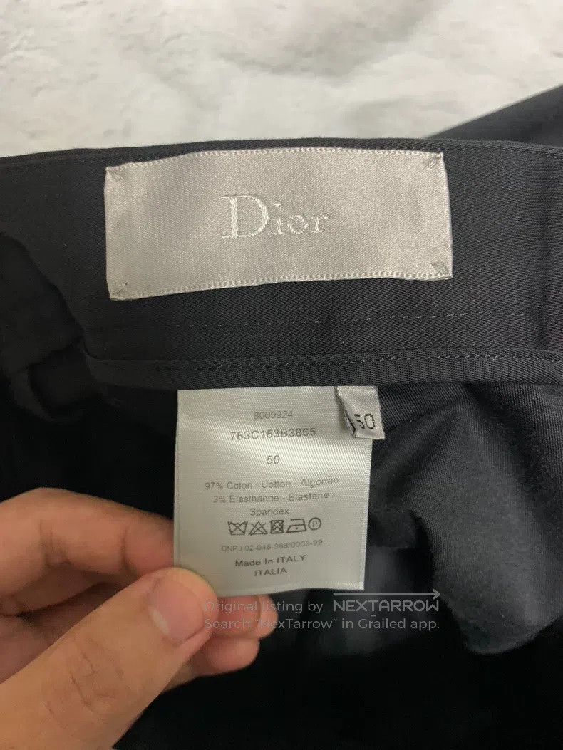 Dior Dior Black Small Bee Trousers Size US 34 / EU 50 - 3 Thumbnail