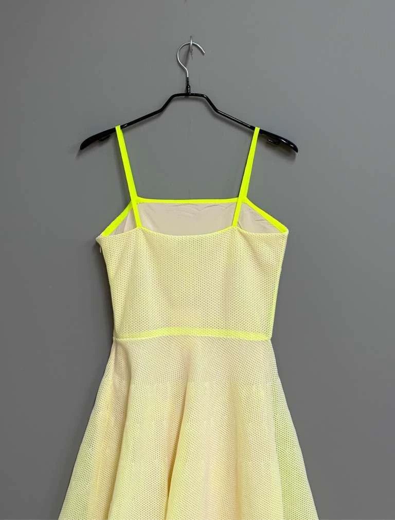Dior Fluorescent Yellow Spaghetti Strap Dress-2505 Size M / US 6-8 / IT 42-44 - 2 Thumbnail