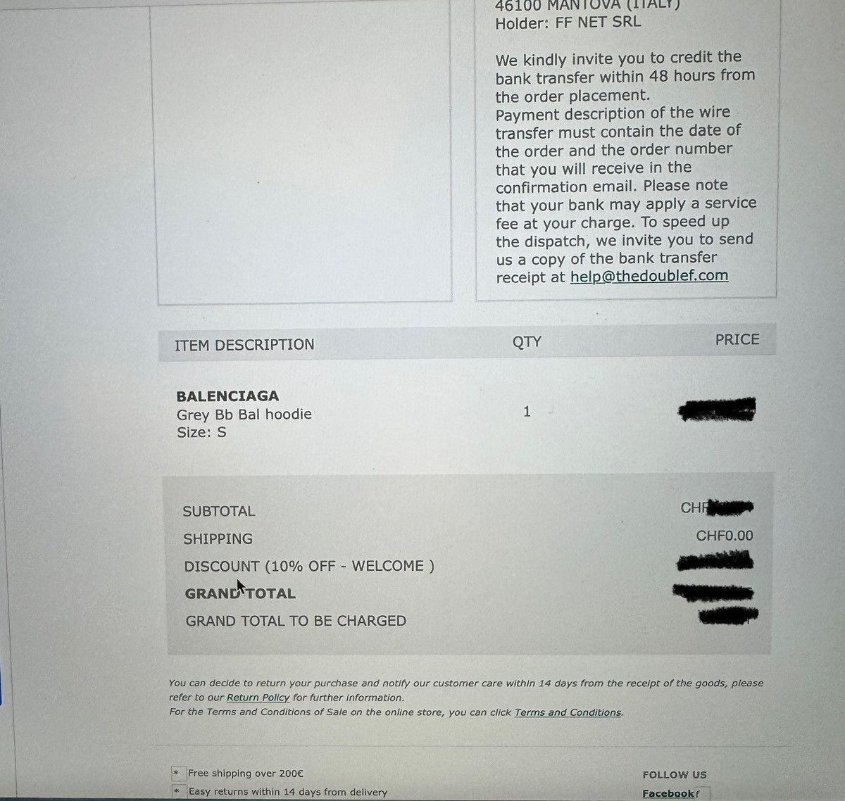 Balenciaga Balenciaga Grey BB Hoodie Oversized Size US S / EU 44-46 / 1 - 6 Thumbnail