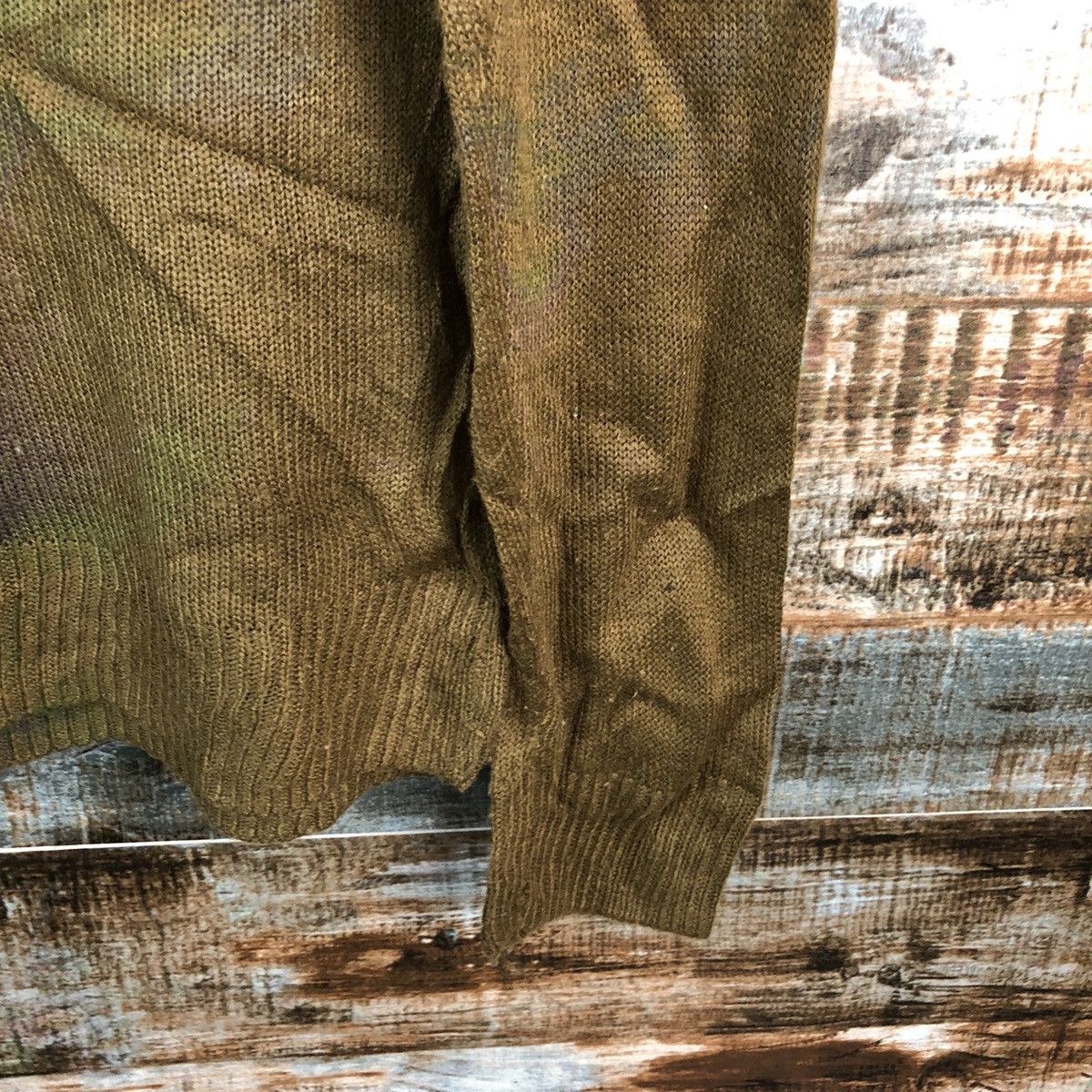 Homespun Knitwear × Japanese Brand A.V.V Homme Mickey Mouse Brown Knitwear #A2497 Size M / US 6-8 / IT 42-44 - 16 Thumbnail