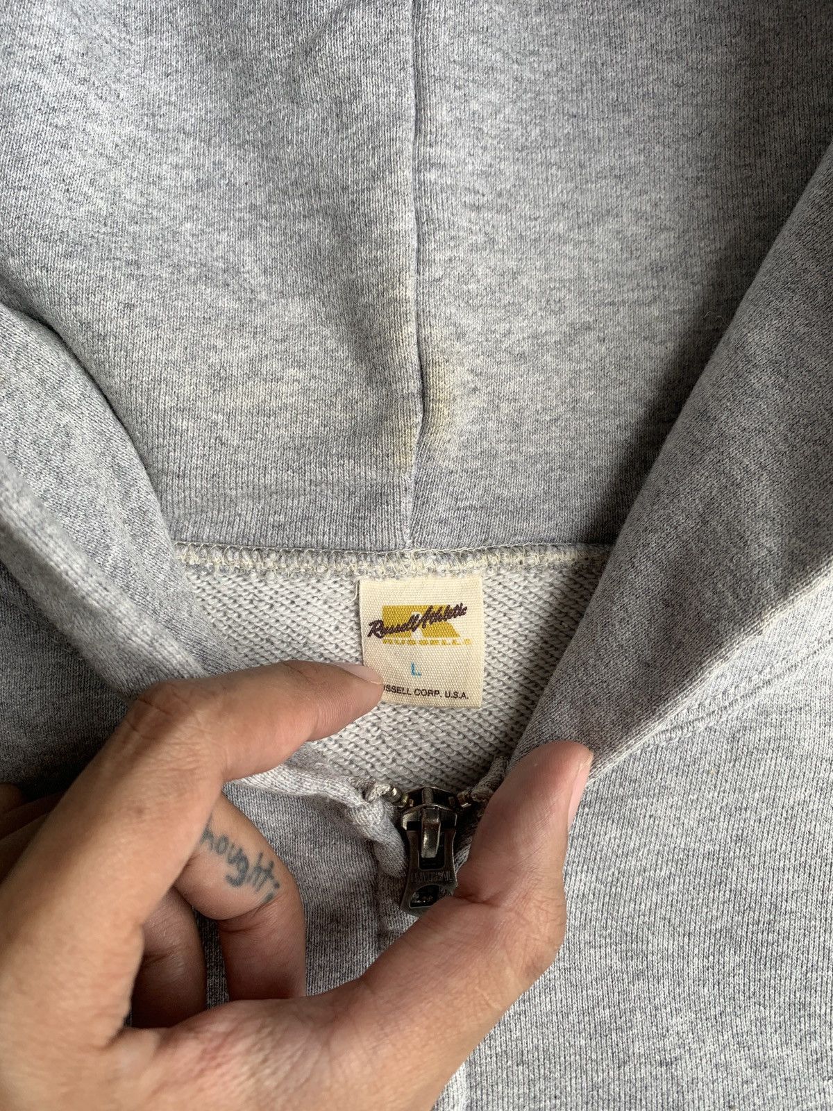 Russell Athletic Vintage Russell Athletic Hoodie Zip Up Size US M / EU 48-50 / 2 - 5 Thumbnail