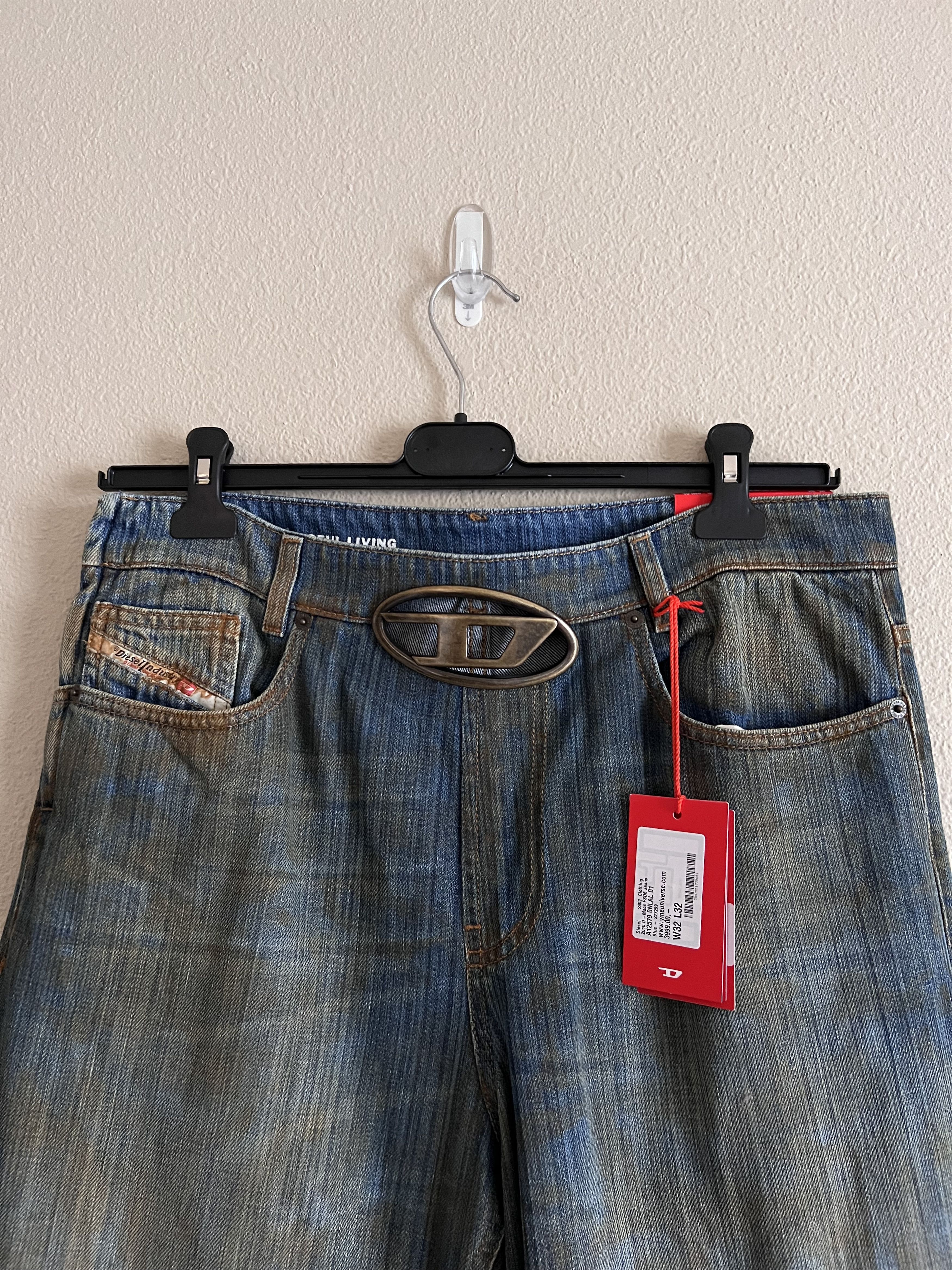 Diesel Diesel 2010 D-Macs FSD6 Denim Jeans Size US 32 / EU 48 - 2 Thumbnail