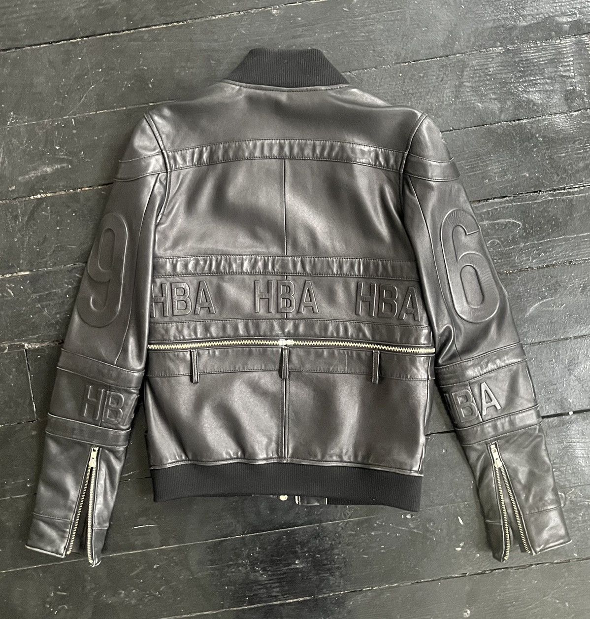 Hood By Air Hood by Air S/S 15 Leather Embossed Jacket Size US XS / EU 42 / 0 - 3 Thumbnail