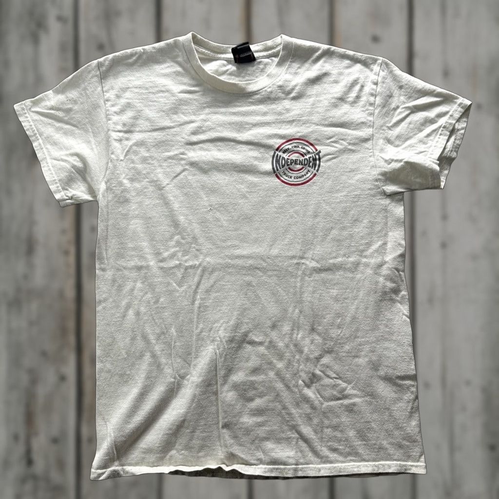 Vintage VINTAGE Independent Truck Co Shirt Mens Medium White Skateboard Logo Tee Graphic Casual Size US M / EU 48-50 / 2 - 1 Thumbnail