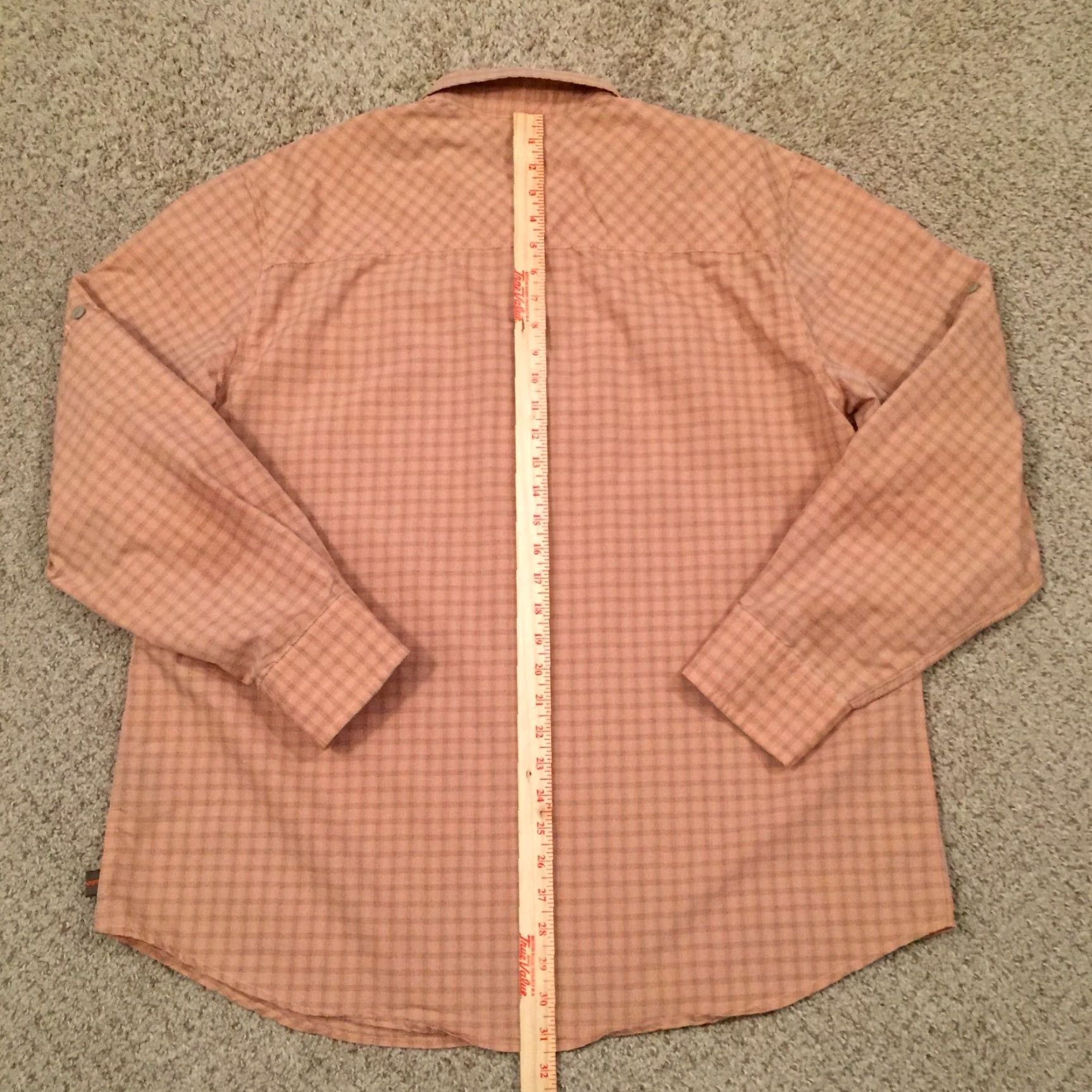 Vintage Northwest Territory Shirt Mens XL Orange Plaid Long Sleeve Button Up Outdoor Size US XL / EU 56 / 4 - 6 Thumbnail