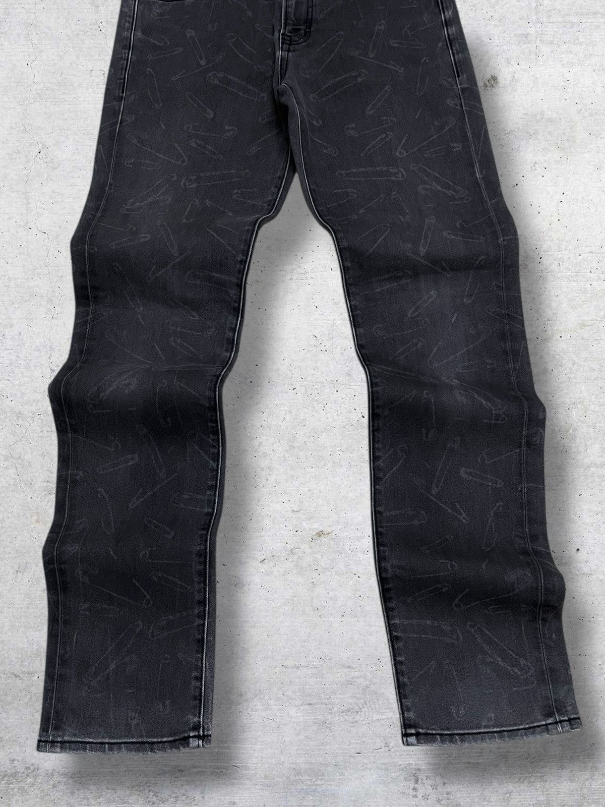 Japanese Brand SEMANTIC DESIGN 1990S JAPAN SAFETY PIN PUNK AESTHETIC DENIM Size US 29 - 3 Thumbnail