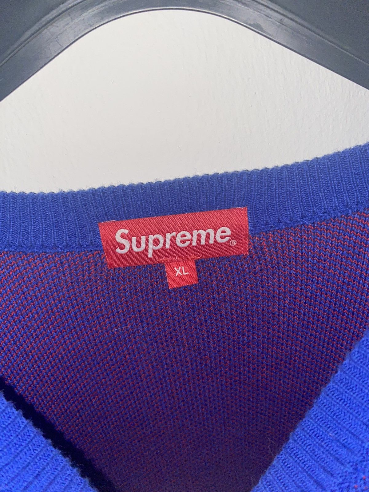 Supreme Supreme Blue Bones Sweater Size US XL / EU 56 / 4 - 5 Thumbnail
