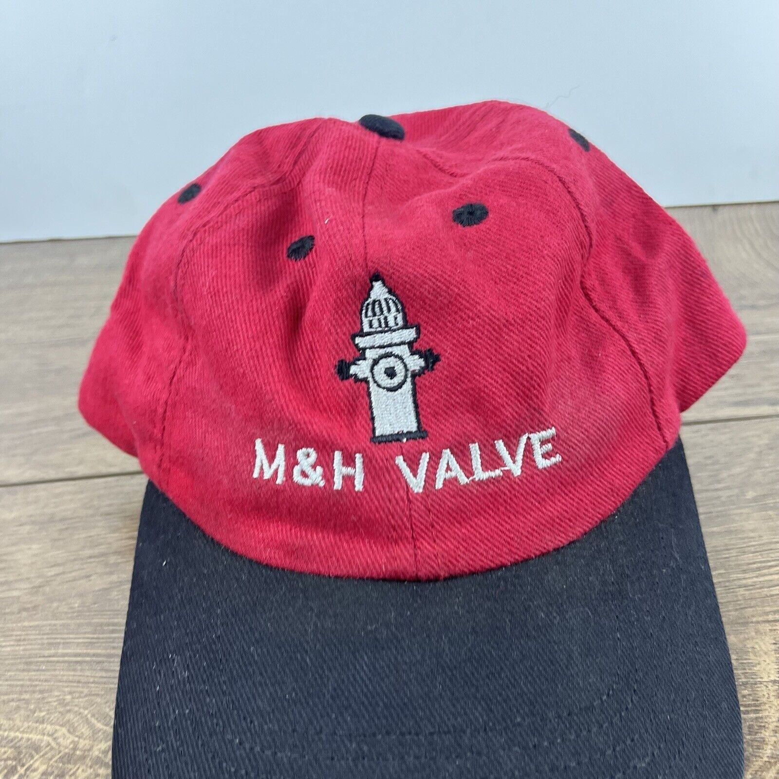 Other M&H Valve Hat Fire Hydrant Hat Red Adjustable Hat Red Adult Size ONE SIZE - 5 Thumbnail