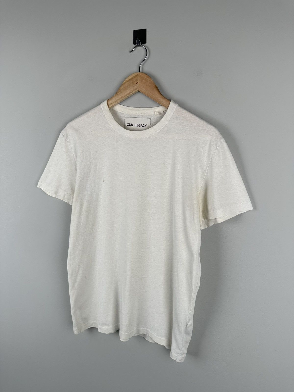 Our Legacy Our Legacy White Army Jersey Tee Size US S / EU 44-46 / 1 - 1 Thumbnail
