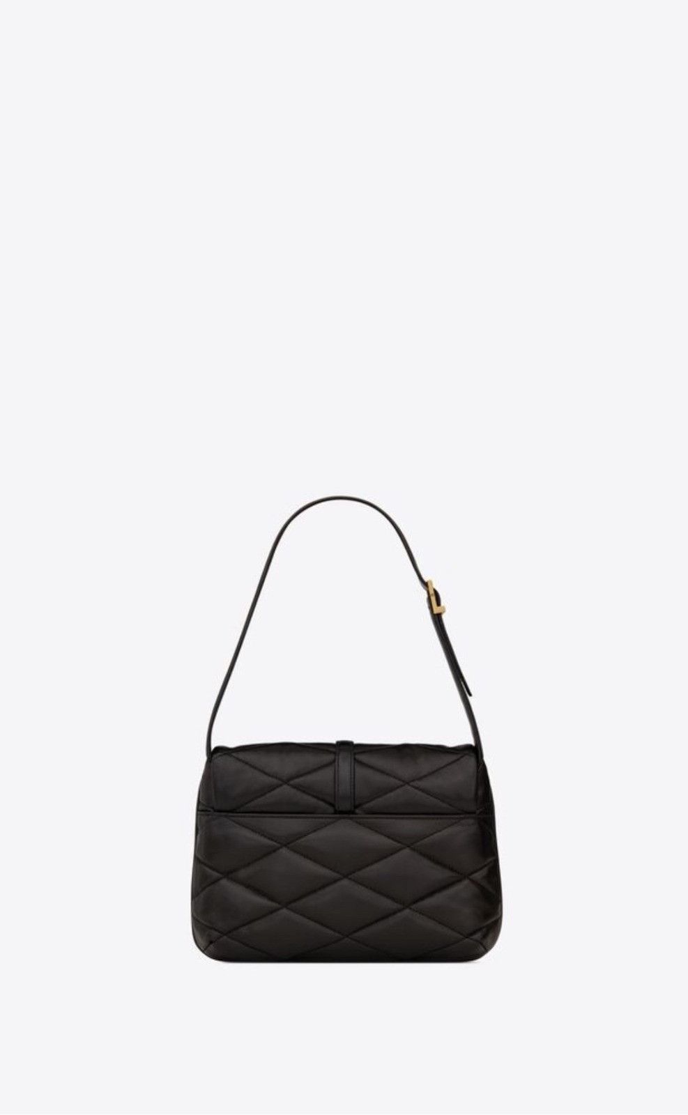 Saint Laurent Paris o1b1hav110824 Size: OS/ Hobo Quilted Bag in Black Size ONE SIZE - 2 Thumbnail