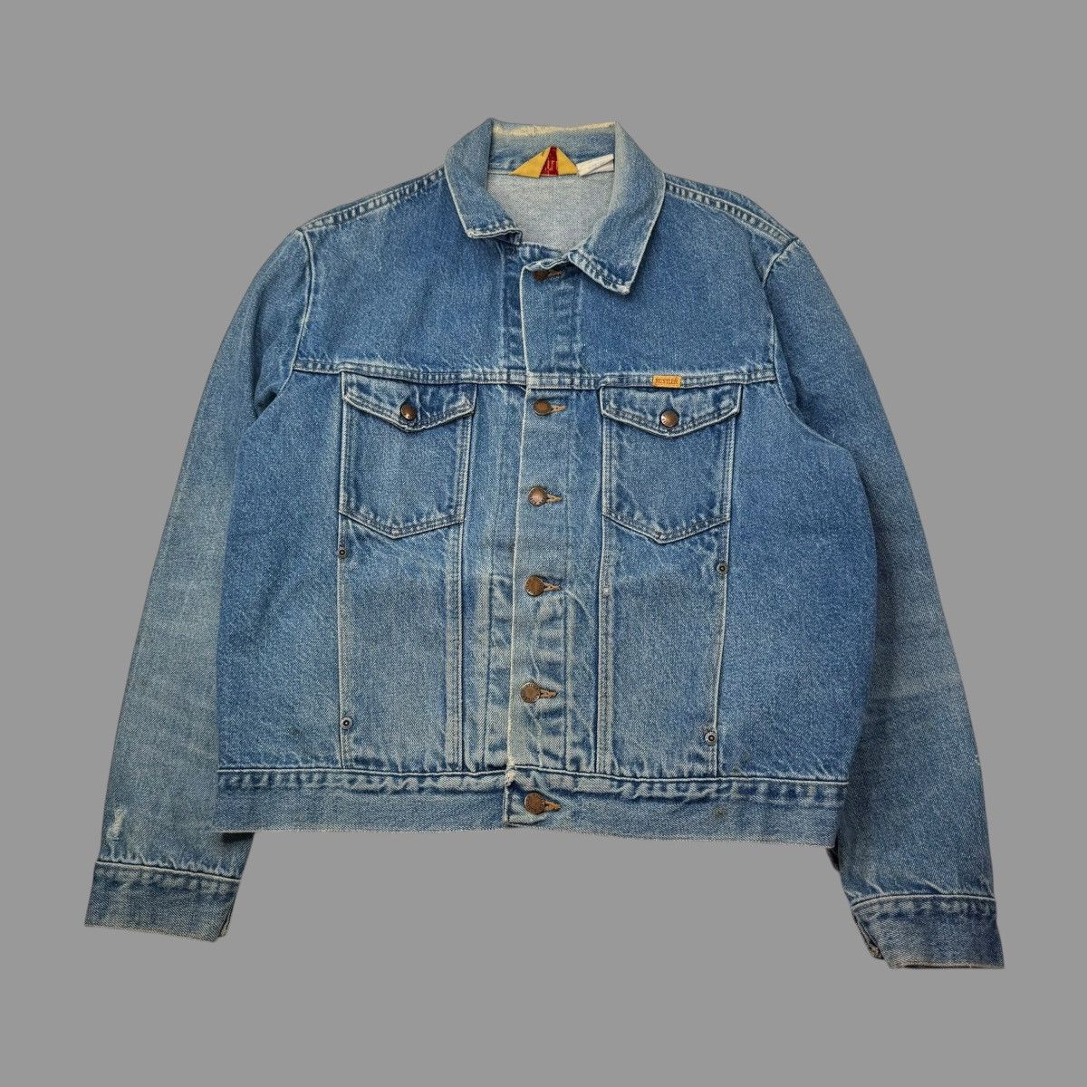 Vintage Vintage 1980s denim trucker jacket Size US XL / EU 56 / 4 - 1 Thumbnail