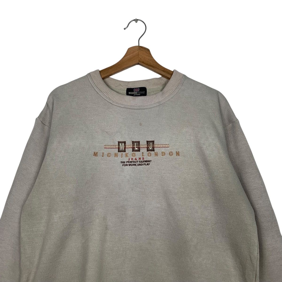 Michiko Koshino London MICHIKO LONDON JEANS Crewneck Sweatshirt #2948-C133 Size US M / EU 48-50 / 2 - 2 Thumbnail