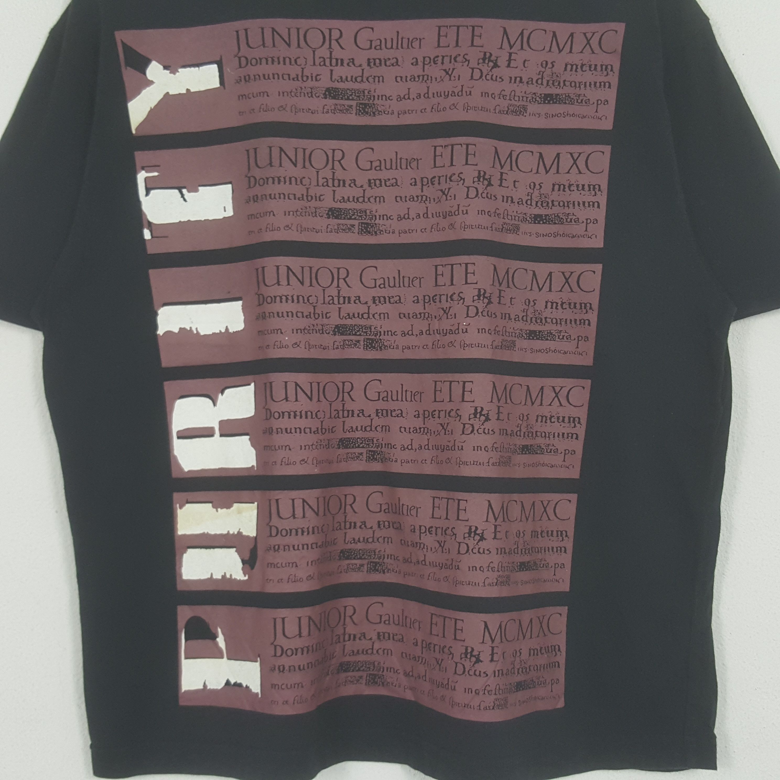 Jean Paul Gaultier × Vintage Vintage Junior Gaultier Ete MCMXC Jean Paul Gaultier Tshirt Size US L / EU 52-54 / 3 - 2 Thumbnail