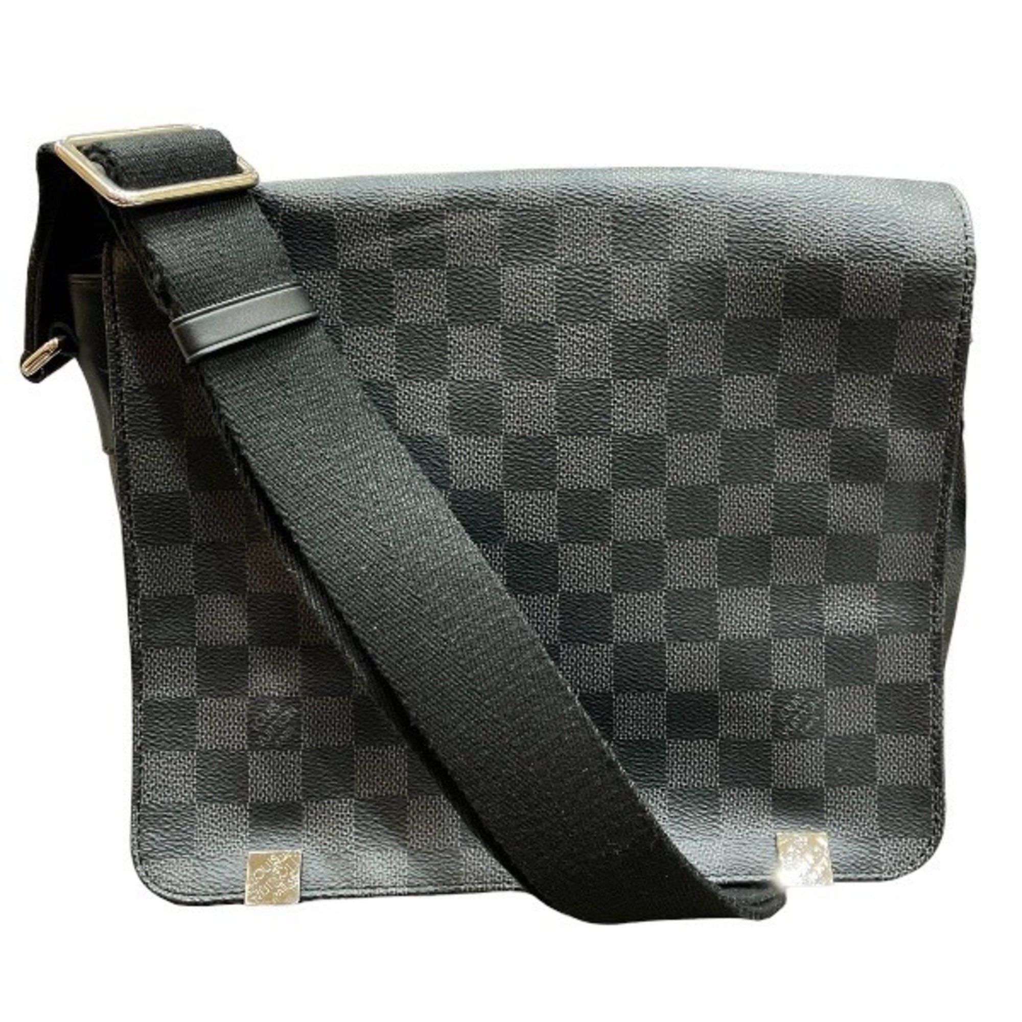 Louis Vuitton Louis Vuitton Damier Graphite District PM N41028 Handbag Shoulder Bag for Men and Women Size ONE SIZE - 1 Thumbnail