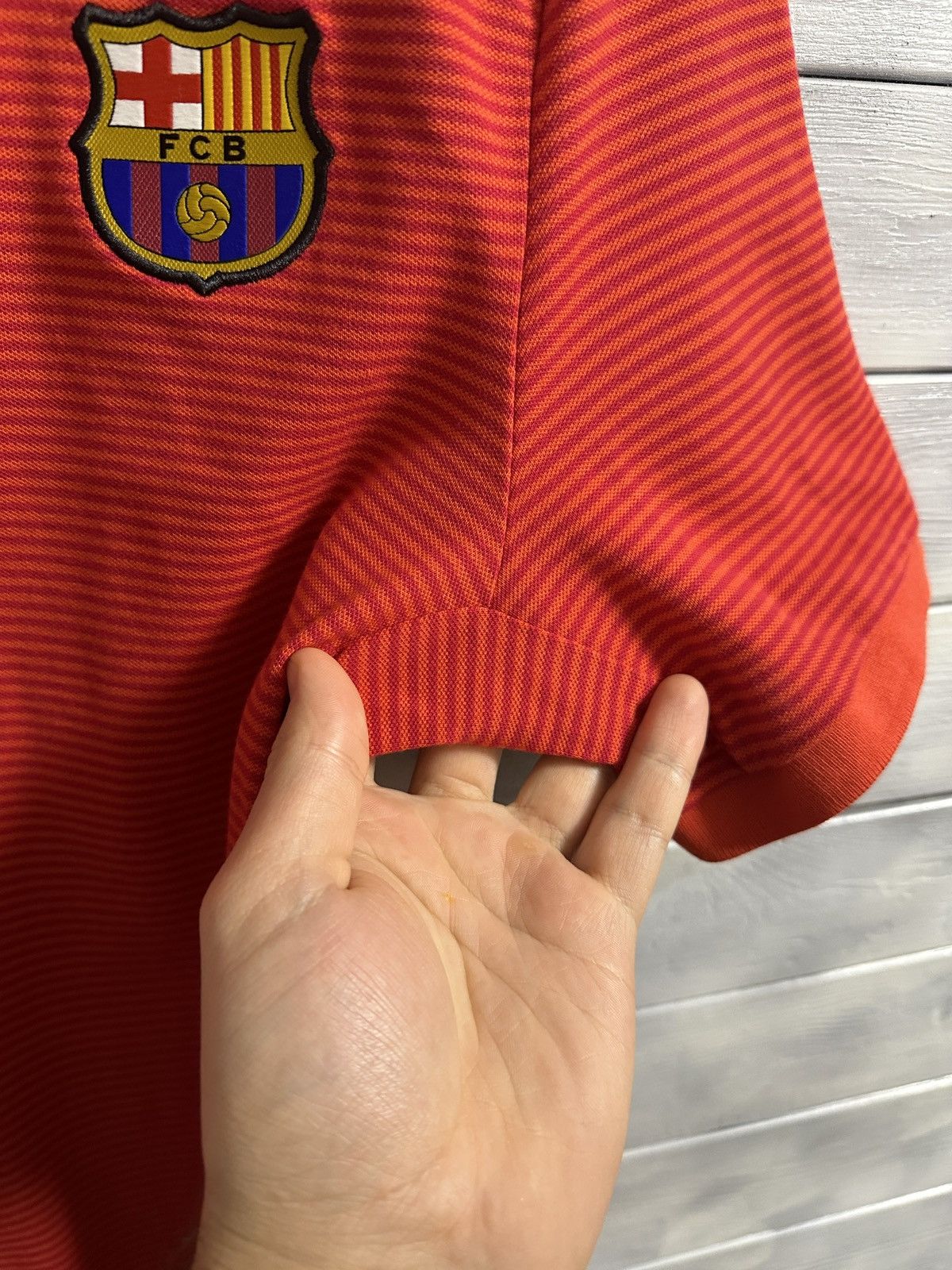Nike Rare Vintage Polo Nike Barcelona Soocer Football Y2K. Size US S / EU 44-46 / 1 - 6 Thumbnail