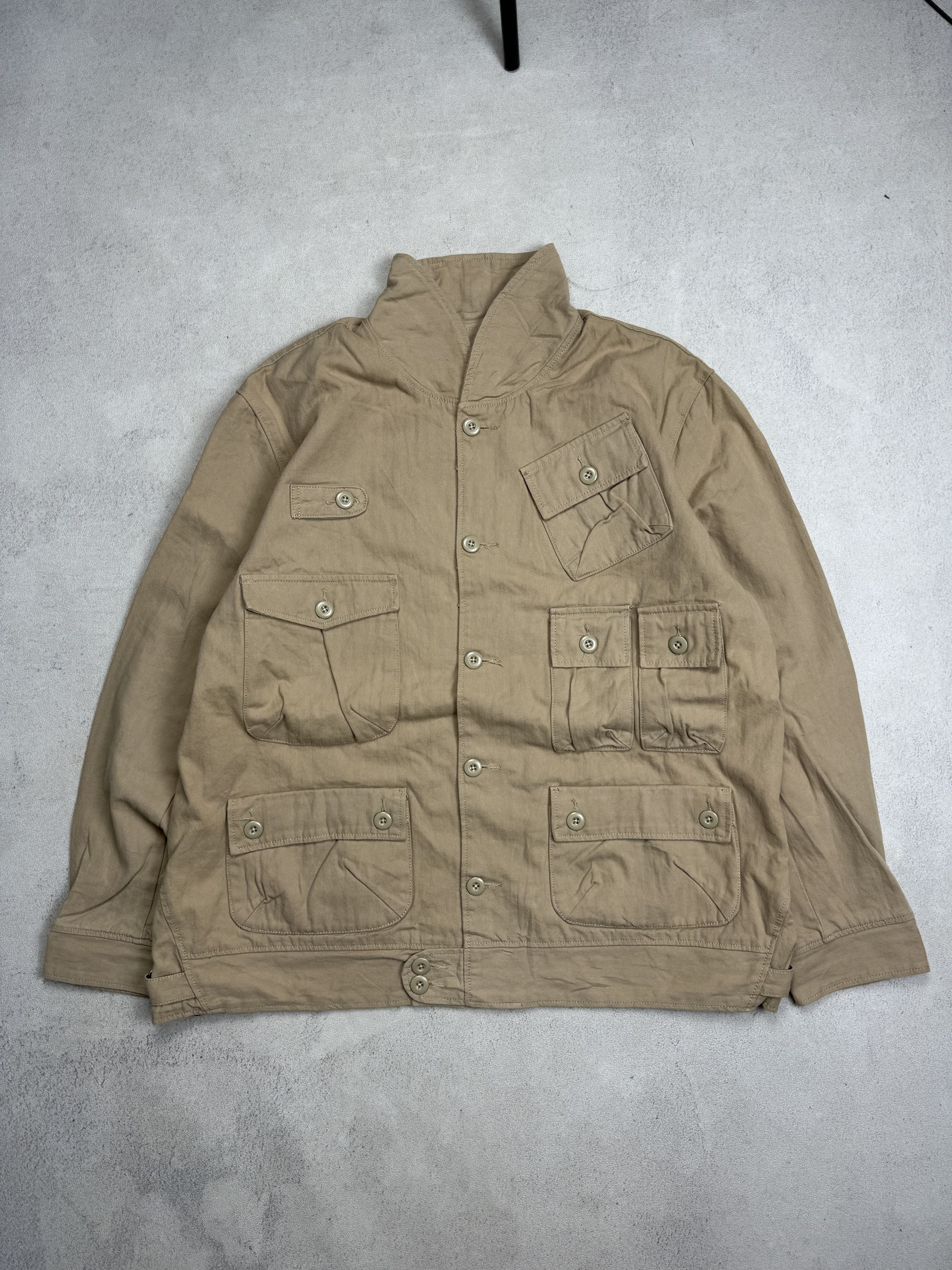 Japanese Brand Focus Blue Multi Pocket Utility Jacket 3D Pocket Cargo Size US L / EU 52-54 / 3 - 3 Thumbnail