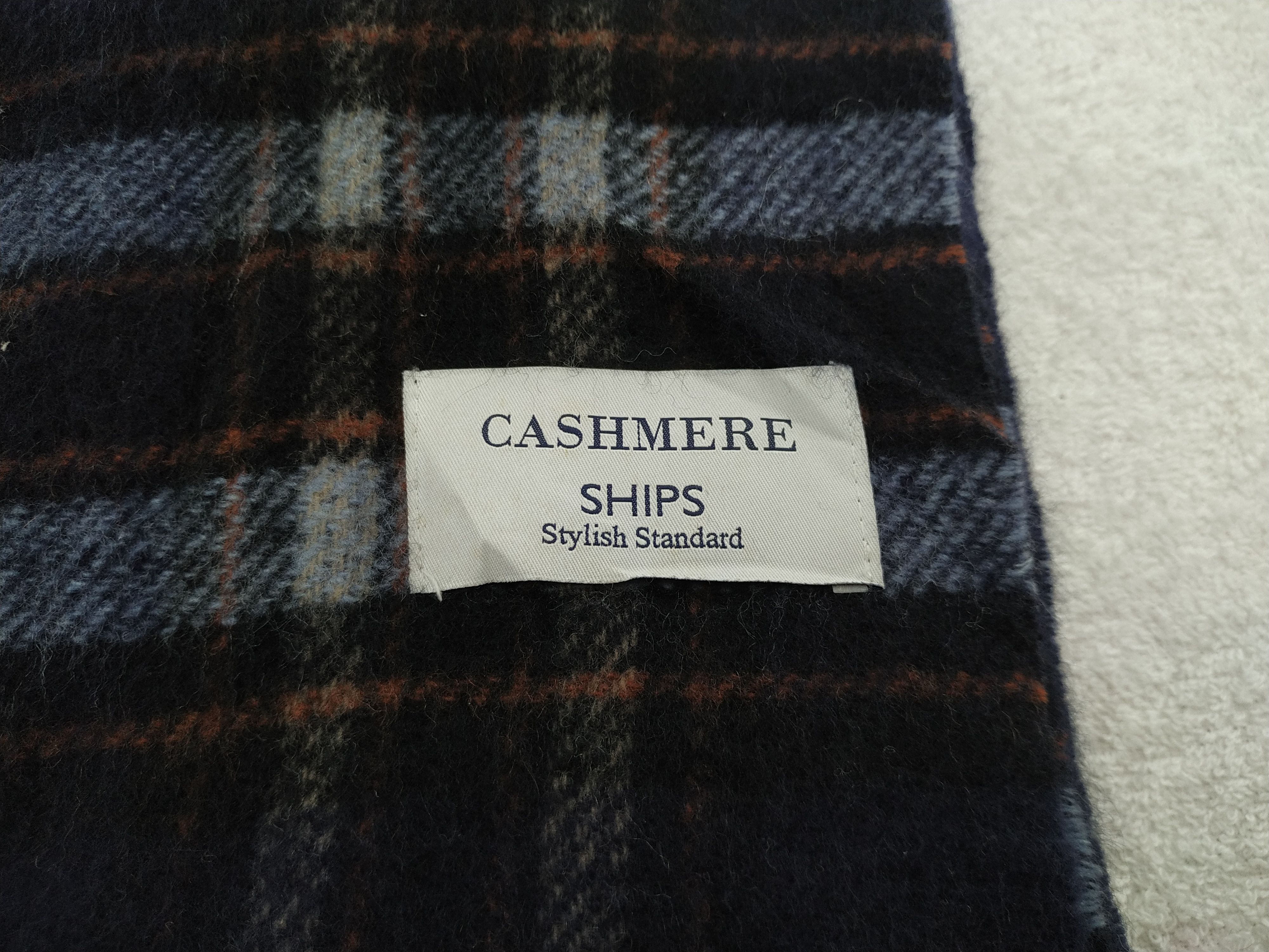SHIPS Vintage Ships Cashmere Scarf/Muffler/Neckwear MF023 Size ONE SIZE - 5 Thumbnail
