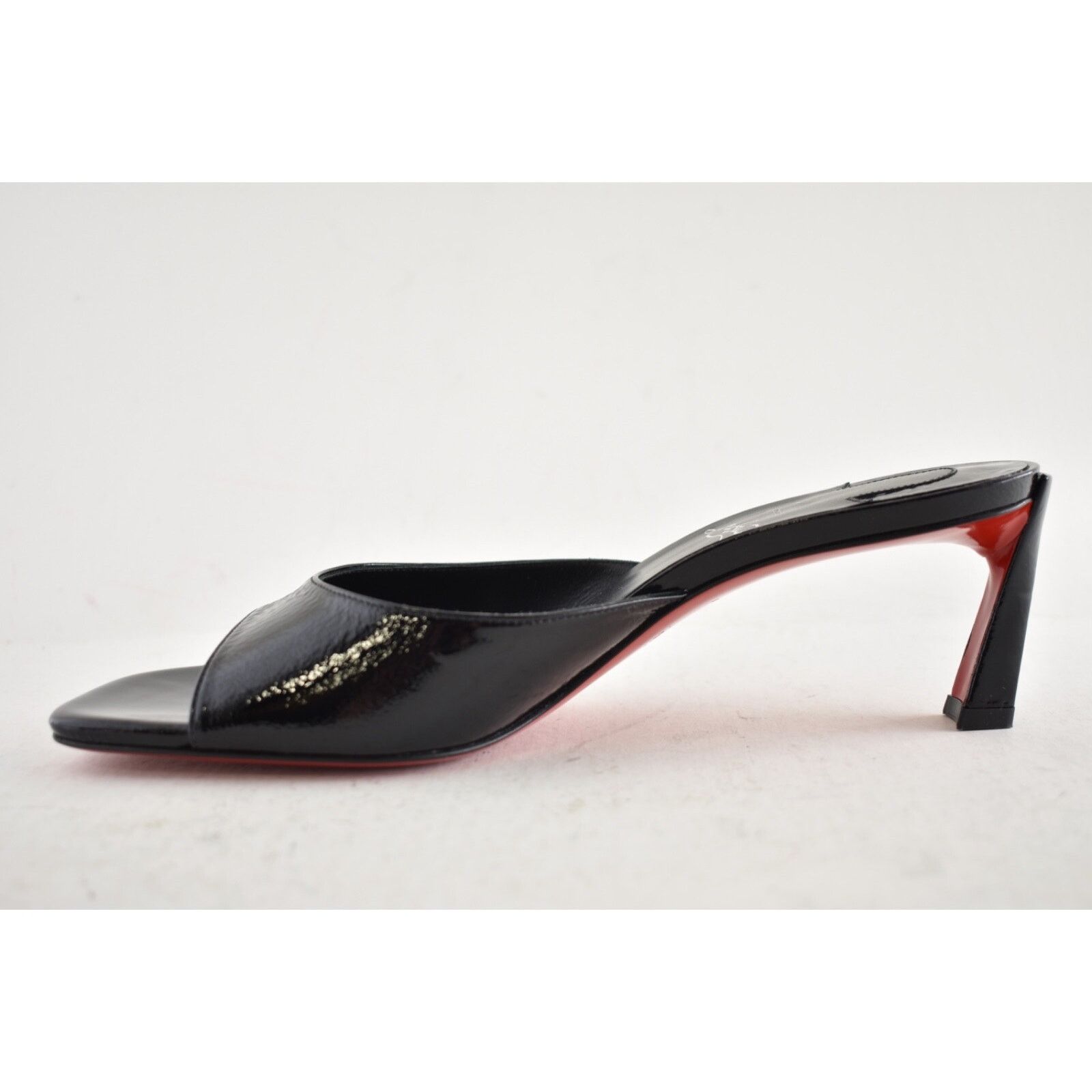 Christian Louboutin Christian Louboutin Condora Mule 55 Black Patent Backless Size US 8.5 / IT 38.5 - 10 Thumbnail