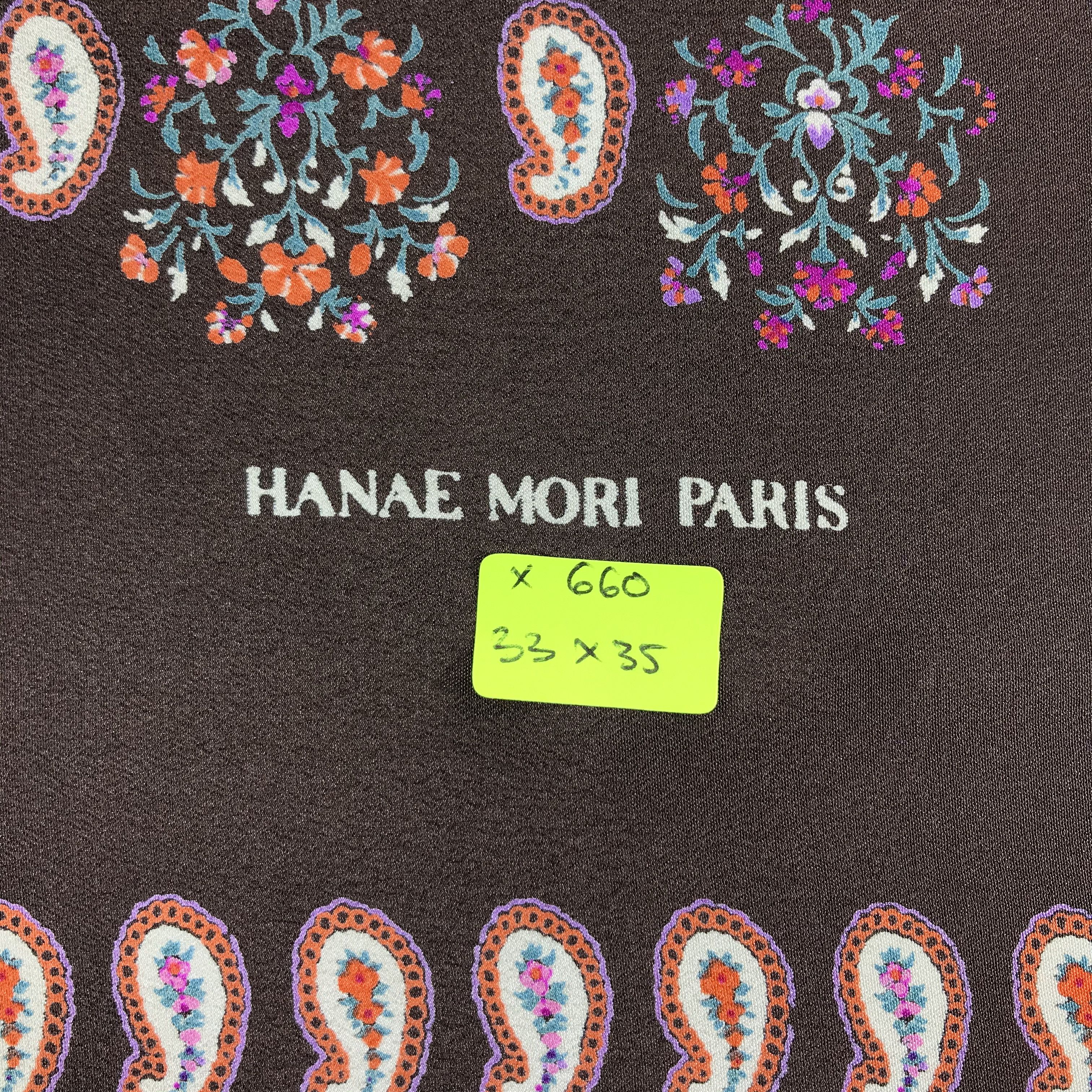 Hanae Mori Vintage Hanae Mori Silk Scarf Size ONE SIZE - 7 Thumbnail