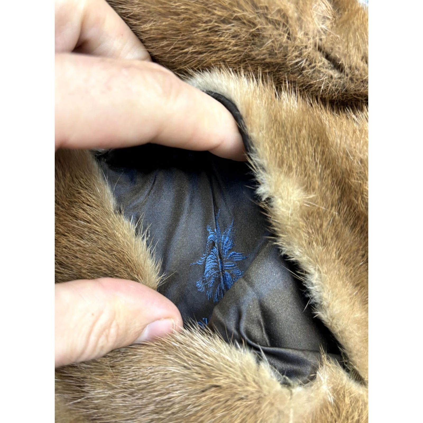 Vintage VINTAGE Fur Cape Womens One Size Brown Shawl Wrap Evening Formal Coat Stole Size ONE SIZE - 8 Thumbnail