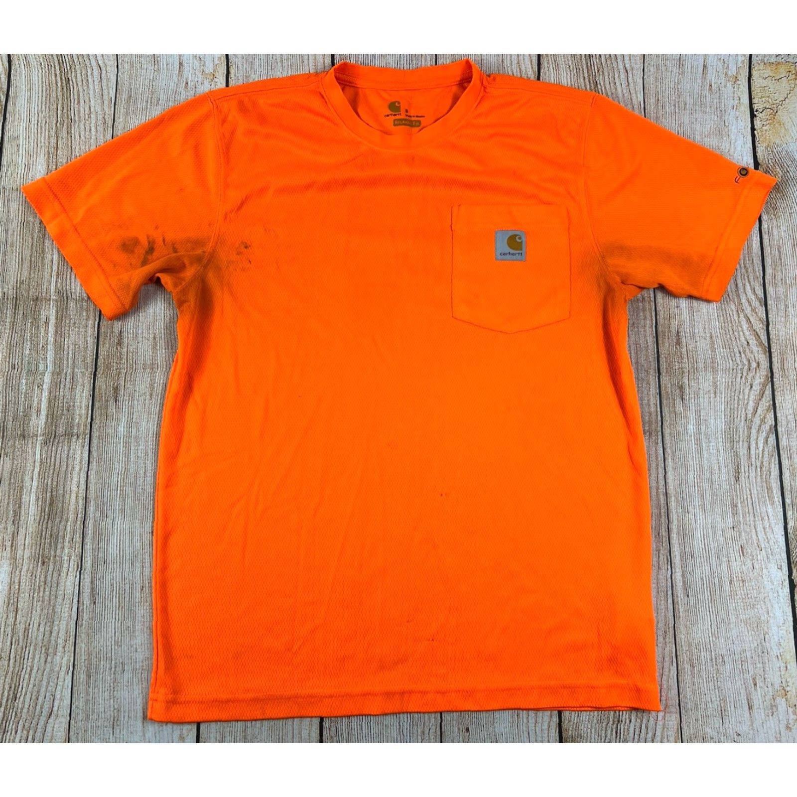 Carhartt Carhartt Shirt Men Orange S High Visibility Relaxed Fit 2 Pack Small Lot Of 2 Size US S / EU 44-46 / 1 - 3 Thumbnail