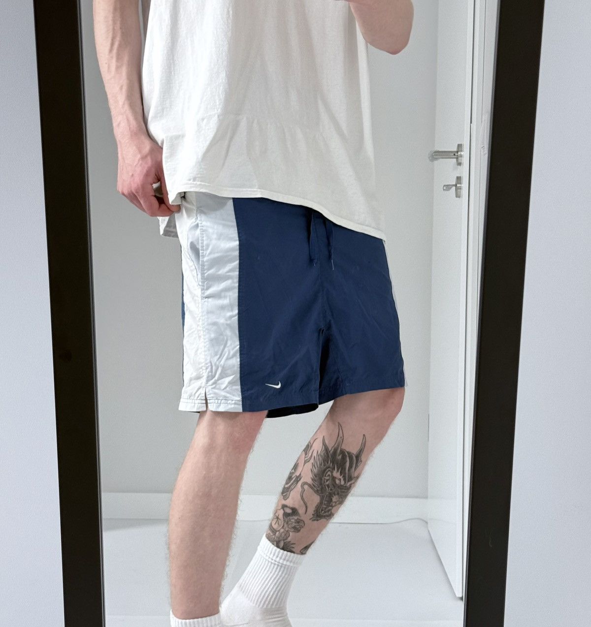 Nike Vintage Nike y2k wide buggy streetwear oversize track shorts Size US 30 / EU 46 - 6 Thumbnail
