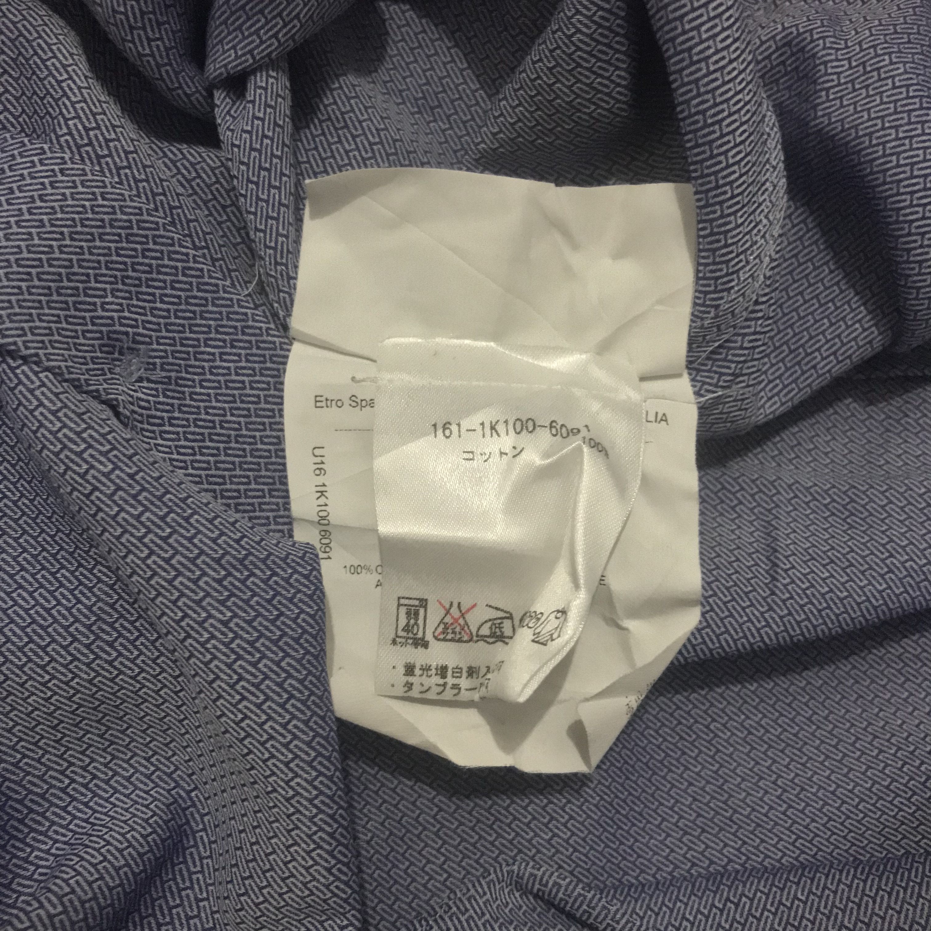 Vintage Vintage etro milano shirt button up Size US M / EU 48-50 / 2 - 5 Thumbnail