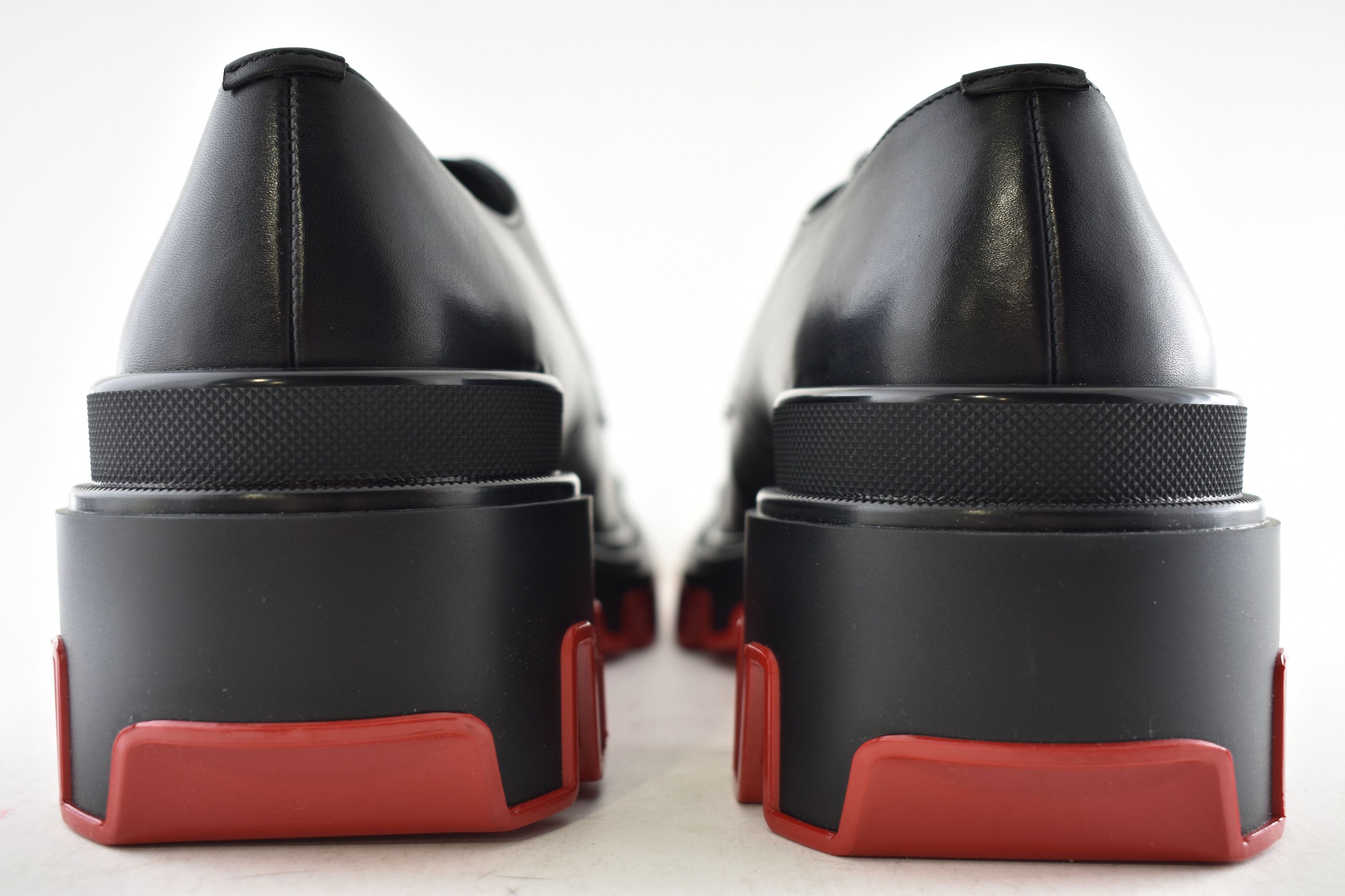 Christian Louboutin Trott Dune Uomo Flat Black Leather Platform Loafer 43.5 10.5 Size US 10.5 / EU 43-44 - 11 Thumbnail