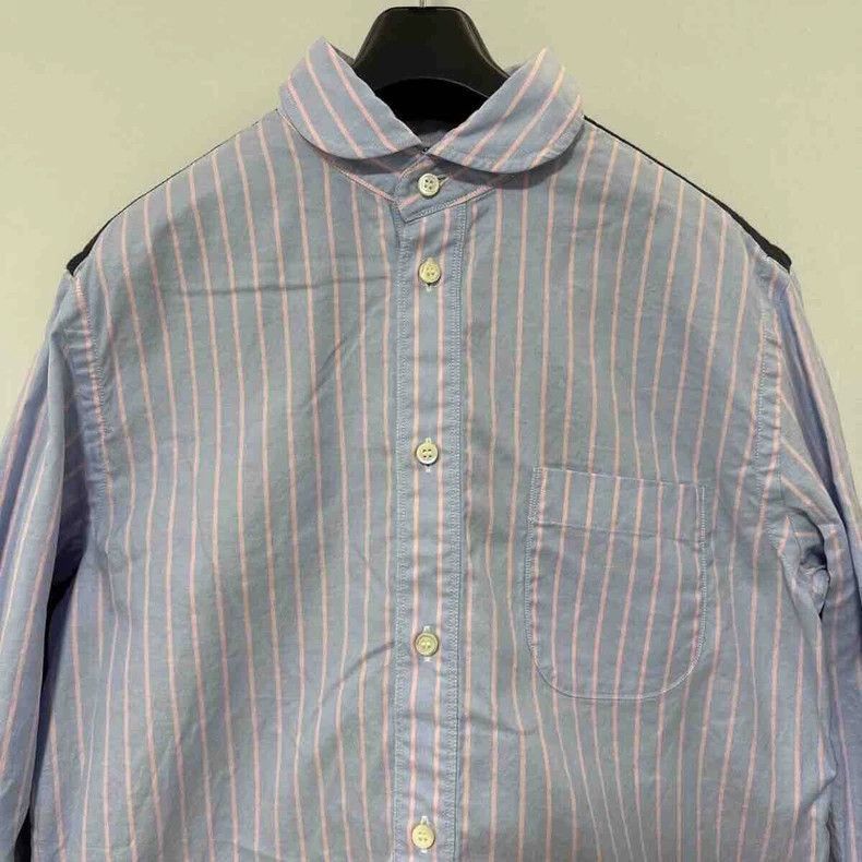 Junya Watanabe Junya Watanabe Stripe Camo Paneled Shirt Size US M / EU 48-50 / 2 - 3 Thumbnail