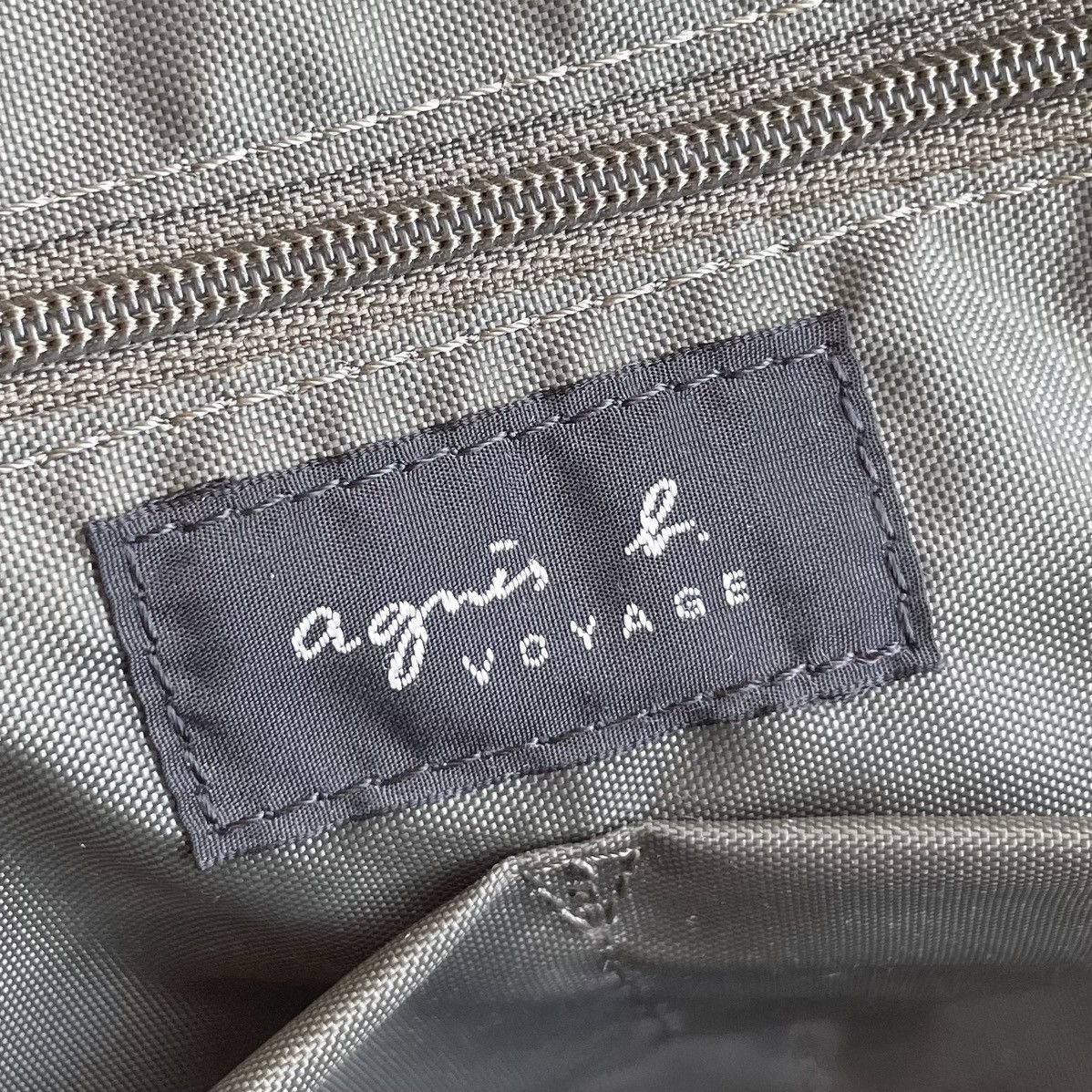 Designer × Japanese Brand × agnes b. 🔥 RARE GREEN ARMY AGNES B. TOTE BAG Size ONE SIZE - 12 Thumbnail