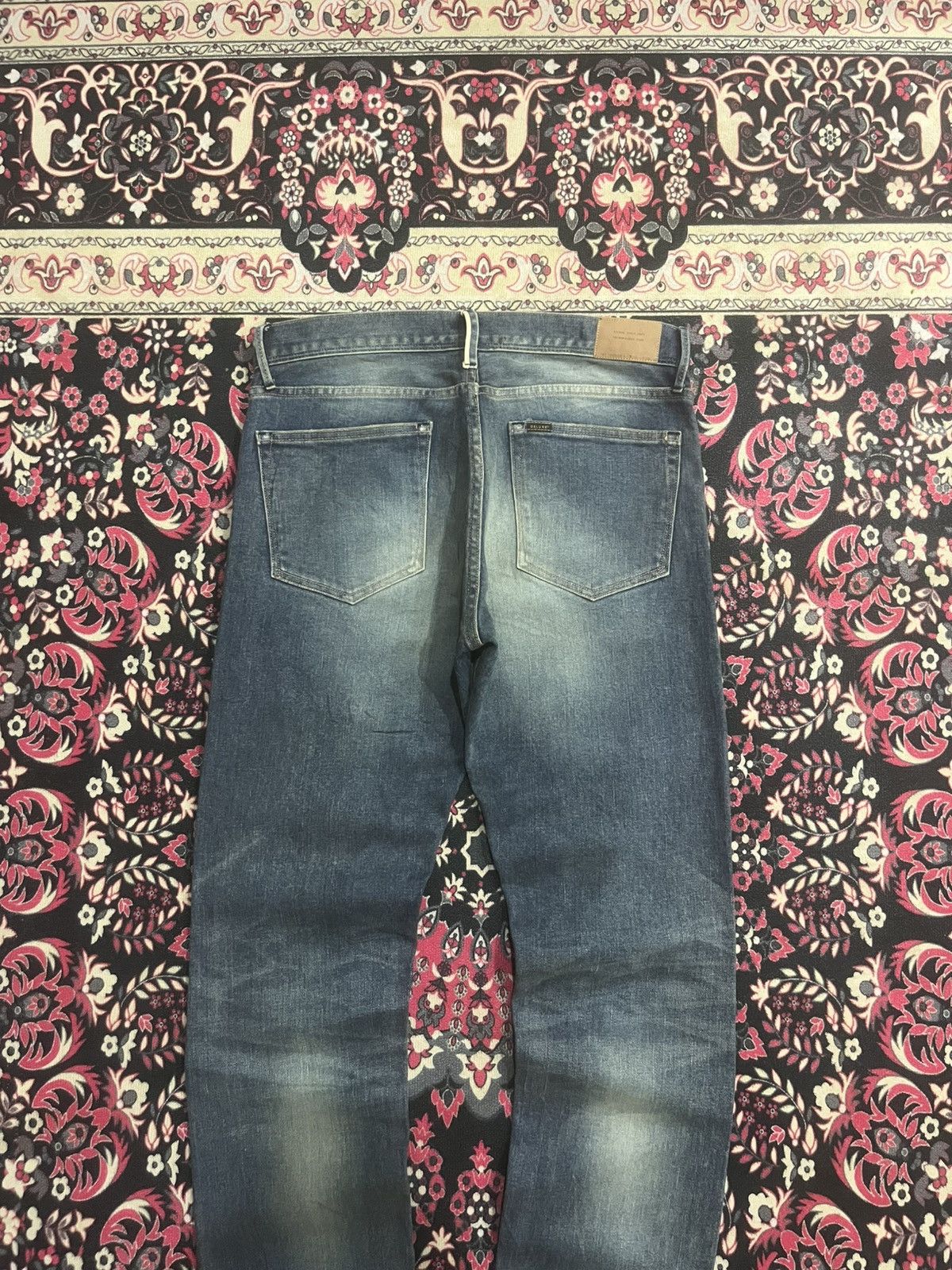 DELUXE Japanese Brand Deluxe Stockholm Sashiko Distressed Jeans Size US 32 / EU 48 - 6 Thumbnail