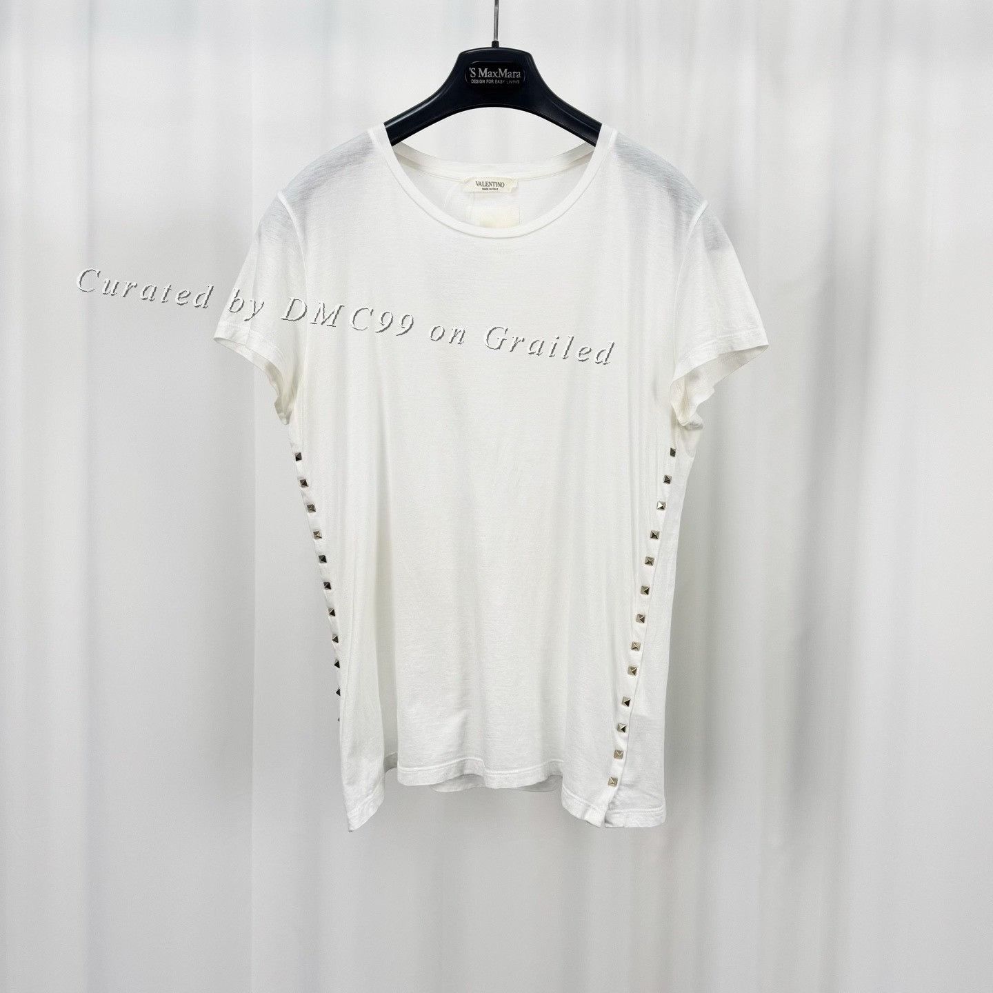 Valentino Valentino Studded Short-Sleeve Top Size L / US 10 / IT 46 - 1 Thumbnail