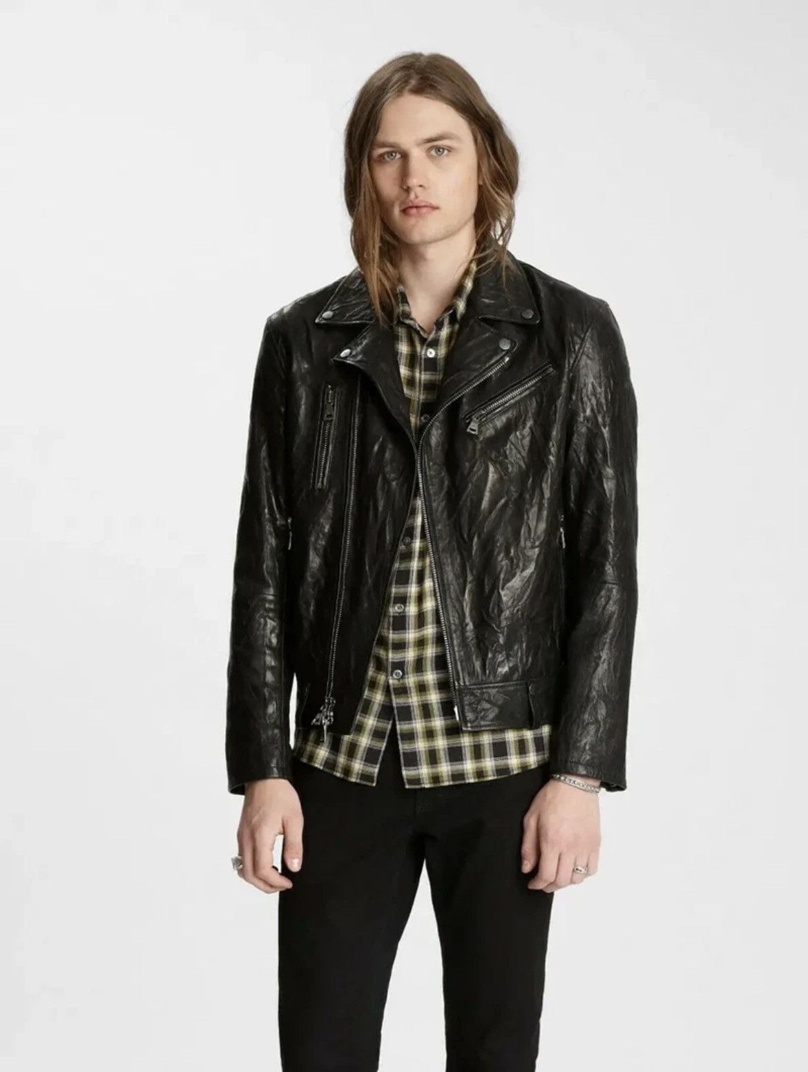 John Varvatos Chelsea Biker Jacket. EU 46 usa 36 Size US S / EU 44-46 / 1 - 1 Thumbnail