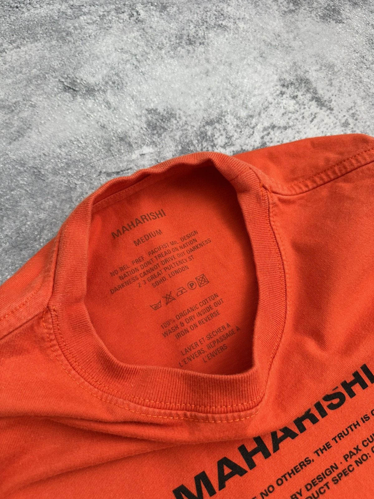 Maharishi Maharishi Japanese Centre Logo Long Sleeve Organic tee Size US M / EU 48-50 / 2 - 7 Thumbnail