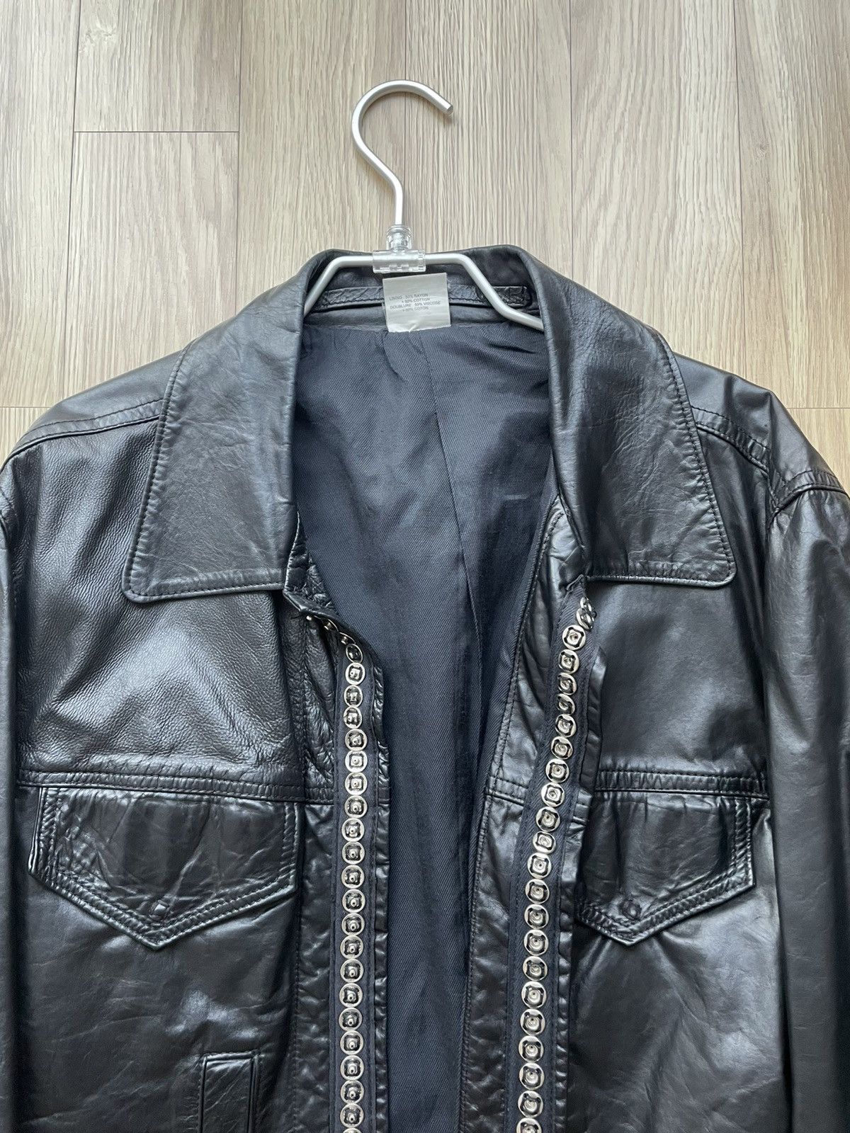 Ann Demeulemeester Ann demeulemeester leather jacket Size US L / EU 52-54 / 3 - 4 Thumbnail