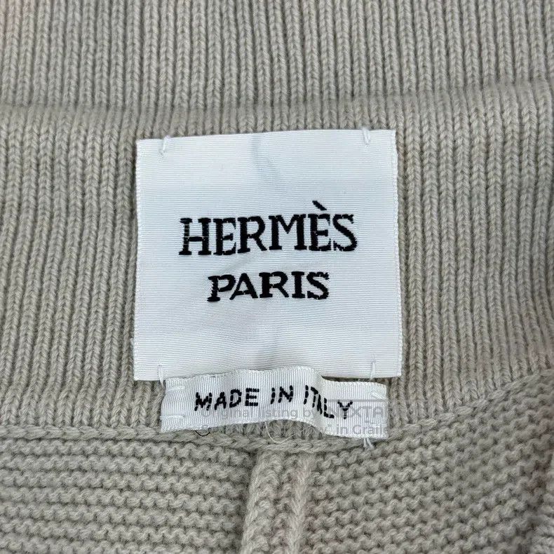 Hermes Hermes Off-White Full Print Wool Knit Trousers Size 24" / US 00 / IT 34 - 5 Thumbnail