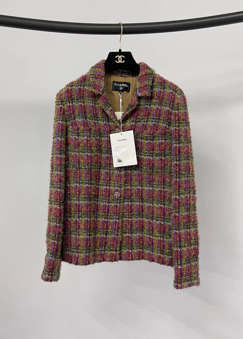 Chanel Chanel 22K autumn and winter tweed shirt jacket Size XS / US 0-2 / IT 36-38 - 1 Thumbnail