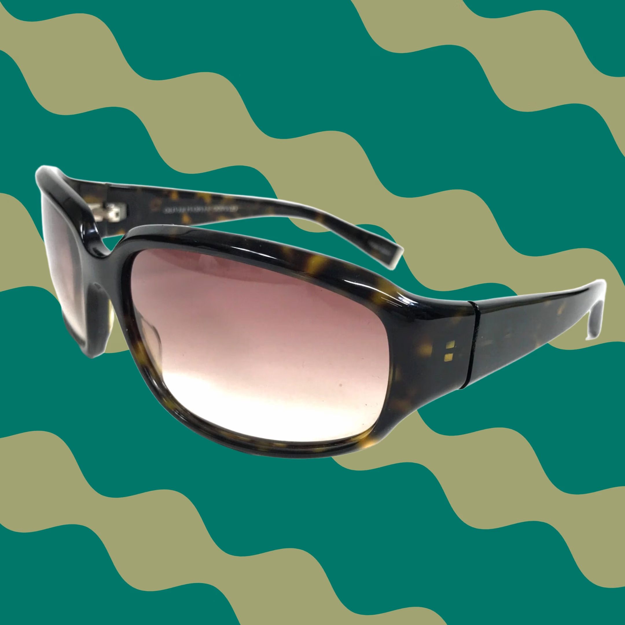 Oliver Peoples Sunglasses Kirra 362 Tortoise Frames with Purple Gradient Lenses Oliver Peoples R-16 with 362 frame and Sierra lenses  main image 4