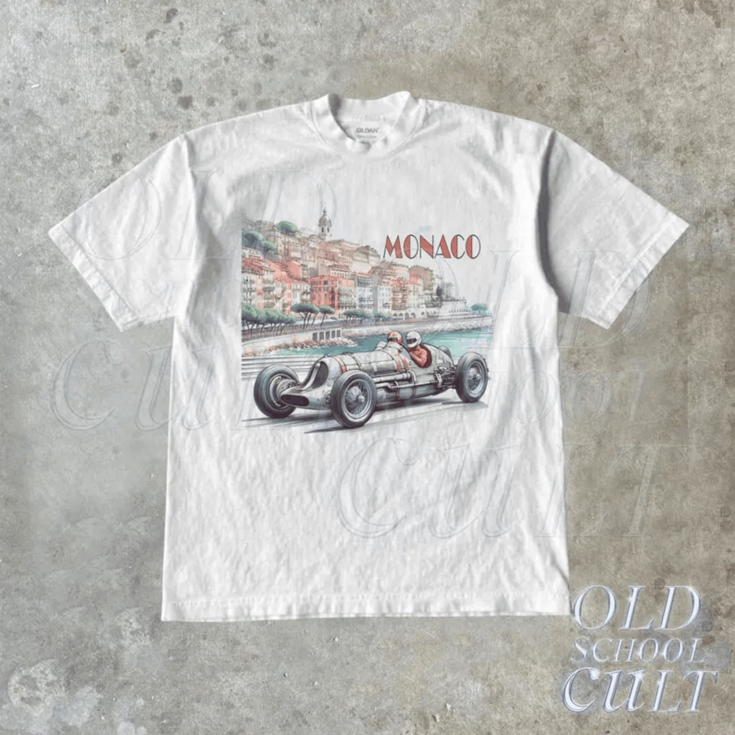 Japanese Brand × Vintage Vintage Monaco 1937 Racer Graphic T Shirt, Race Shirt Size US L / EU 52-54 / 3 - 1 Thumbnail