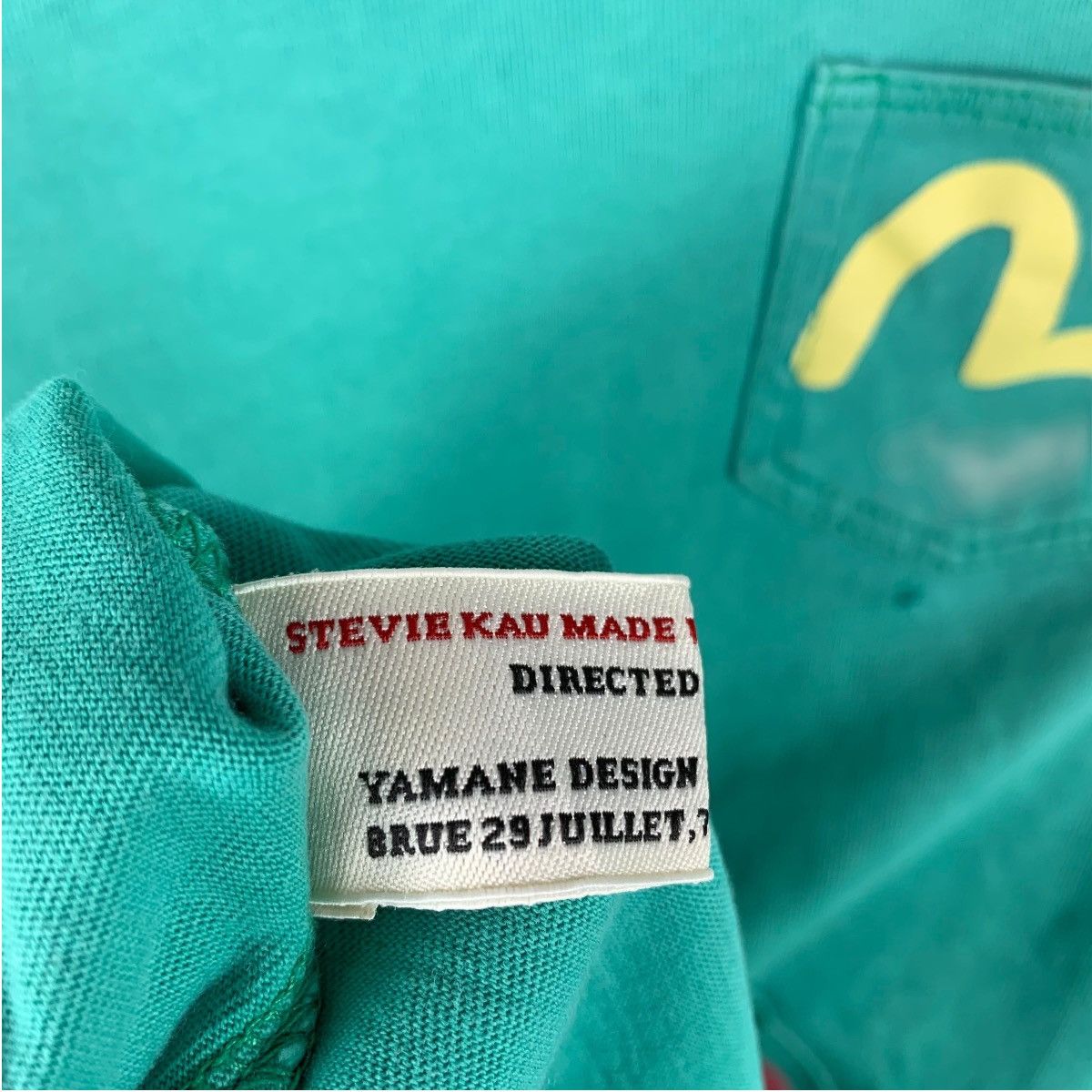 Evisu Vintage Evisu Donna Multi-Pocket Teal Tee Size US XS / EU 42 / 0 - 15 Thumbnail