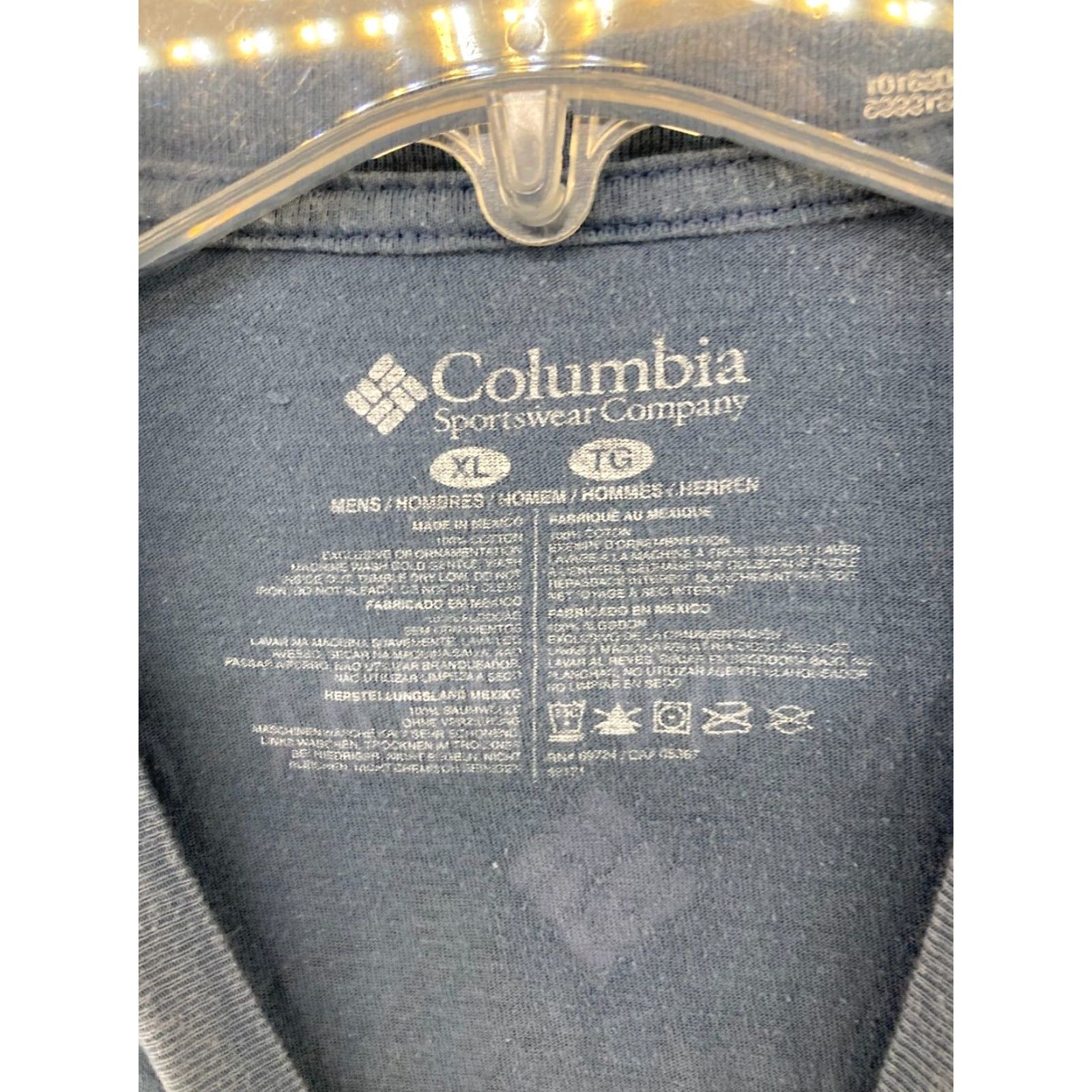 Vintage Columbia T-Shirt Adult Extra Large Blue Outdoor Mens Size US XL / EU 56 / 4 - 5 Thumbnail