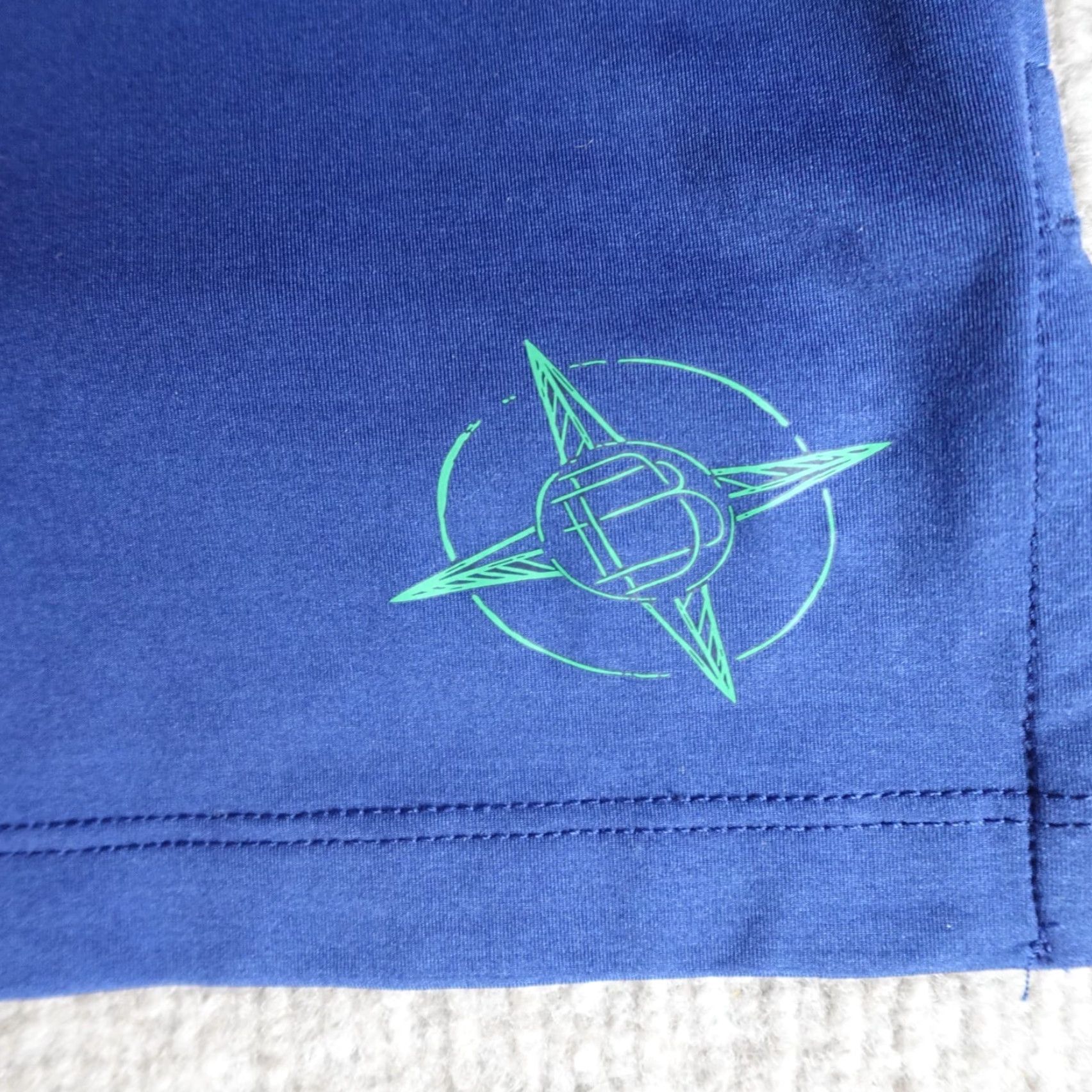 Vintage B. Draddy Polo Shirt M Blue Solid Long Sleeve Washington Country Club Mens Golf Size US M / EU 48-50 / 2 - 5 Thumbnail