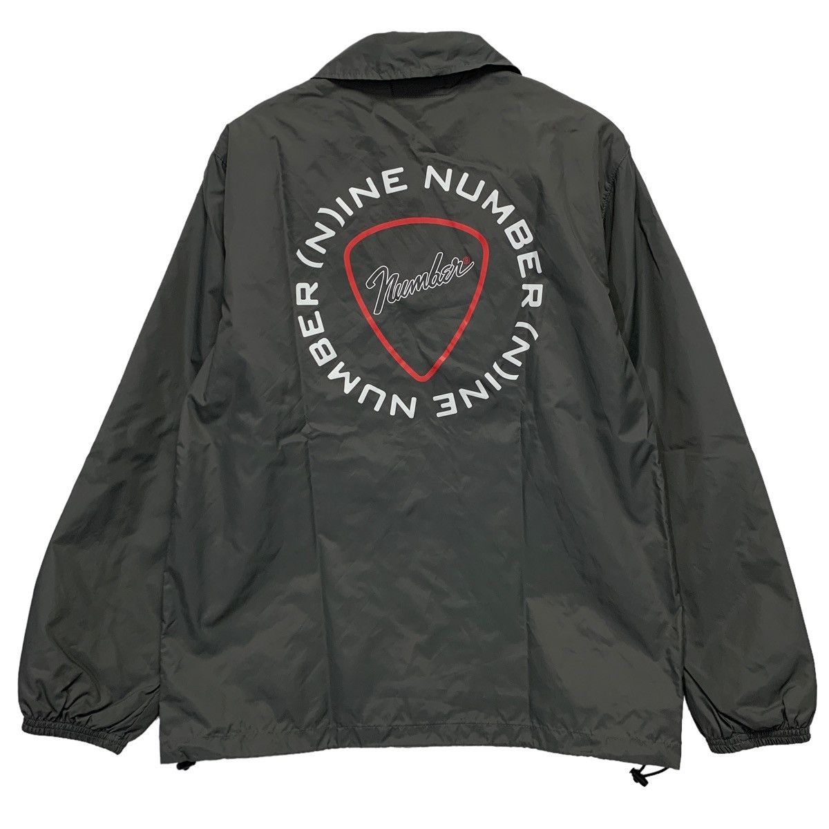 Number (N)ine NUMBER NINE GUITAR PICK LOGO COACH JACKET GREY Size US S / EU 44-46 / 1 - 1 Thumbnail