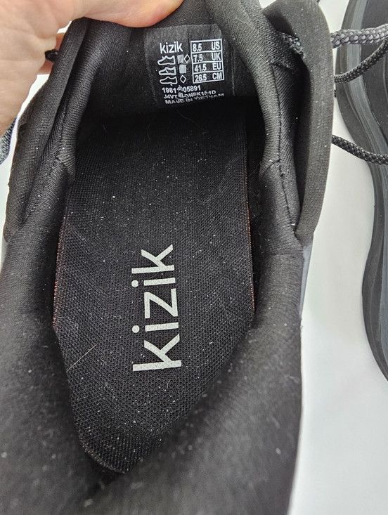 Other Kizik London AT All Terrain Travel Shoe Black Handsfree Size US 8.5 / EU 41-42 - 7 Thumbnail