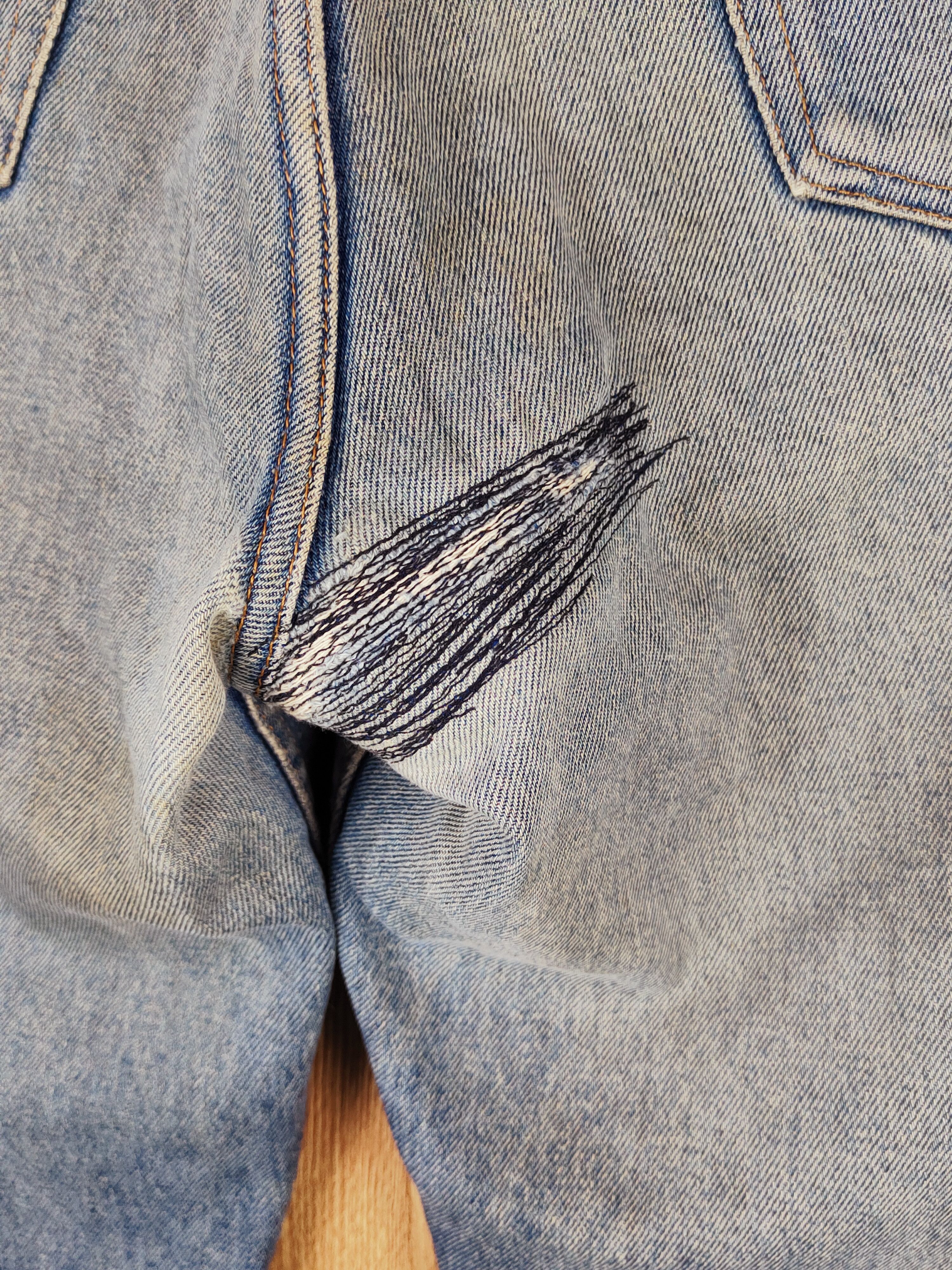 Ermenegildo Zegna D Ermenegildo Zegna Faded Distressed Ripped Jeans #S2740 Size US 33 - 9 Thumbnail