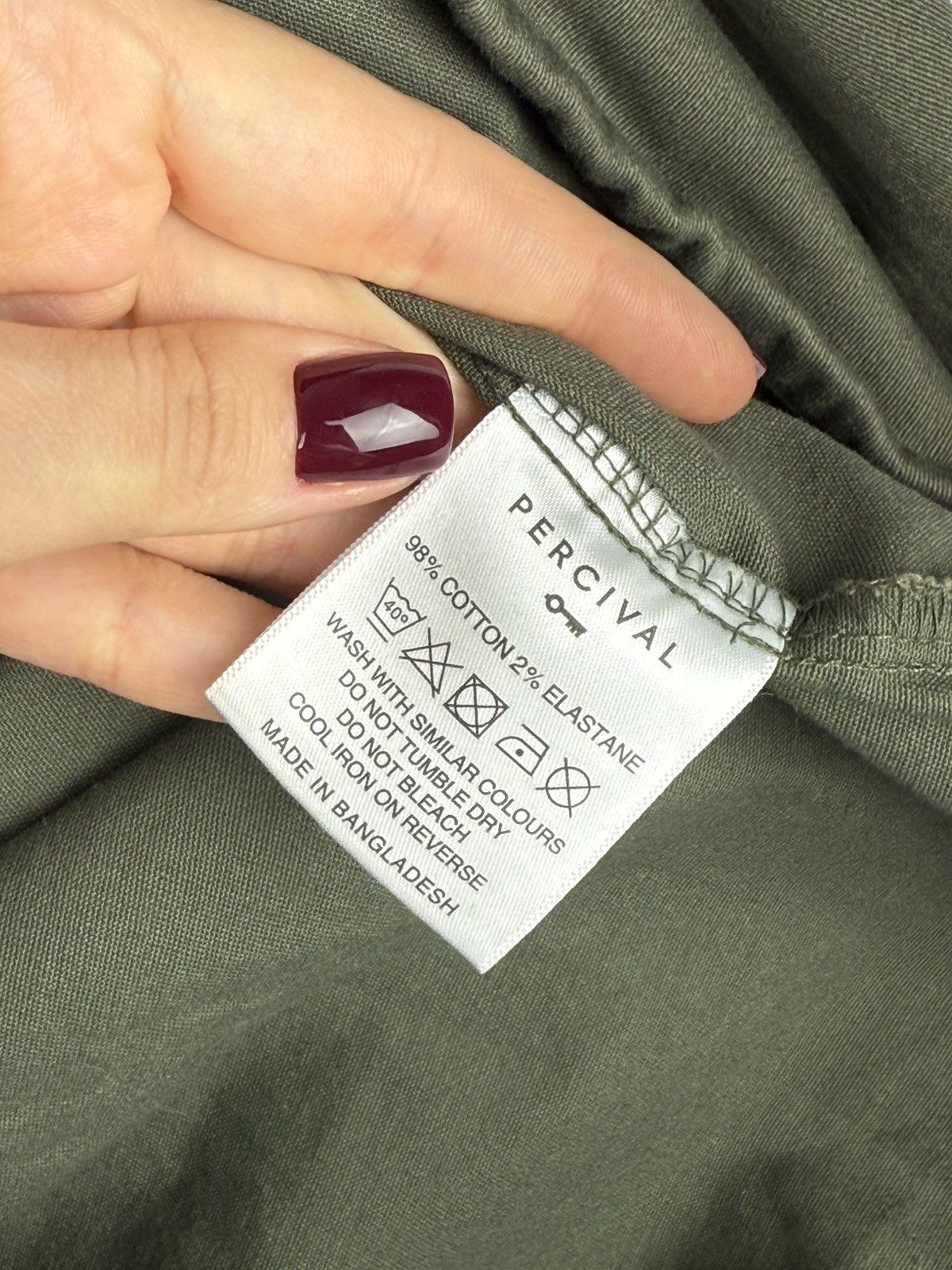 Percival Percival Men’s Military Style Overshirt Jacket Size M Size US M / EU 48-50 / 2 - 20 Thumbnail