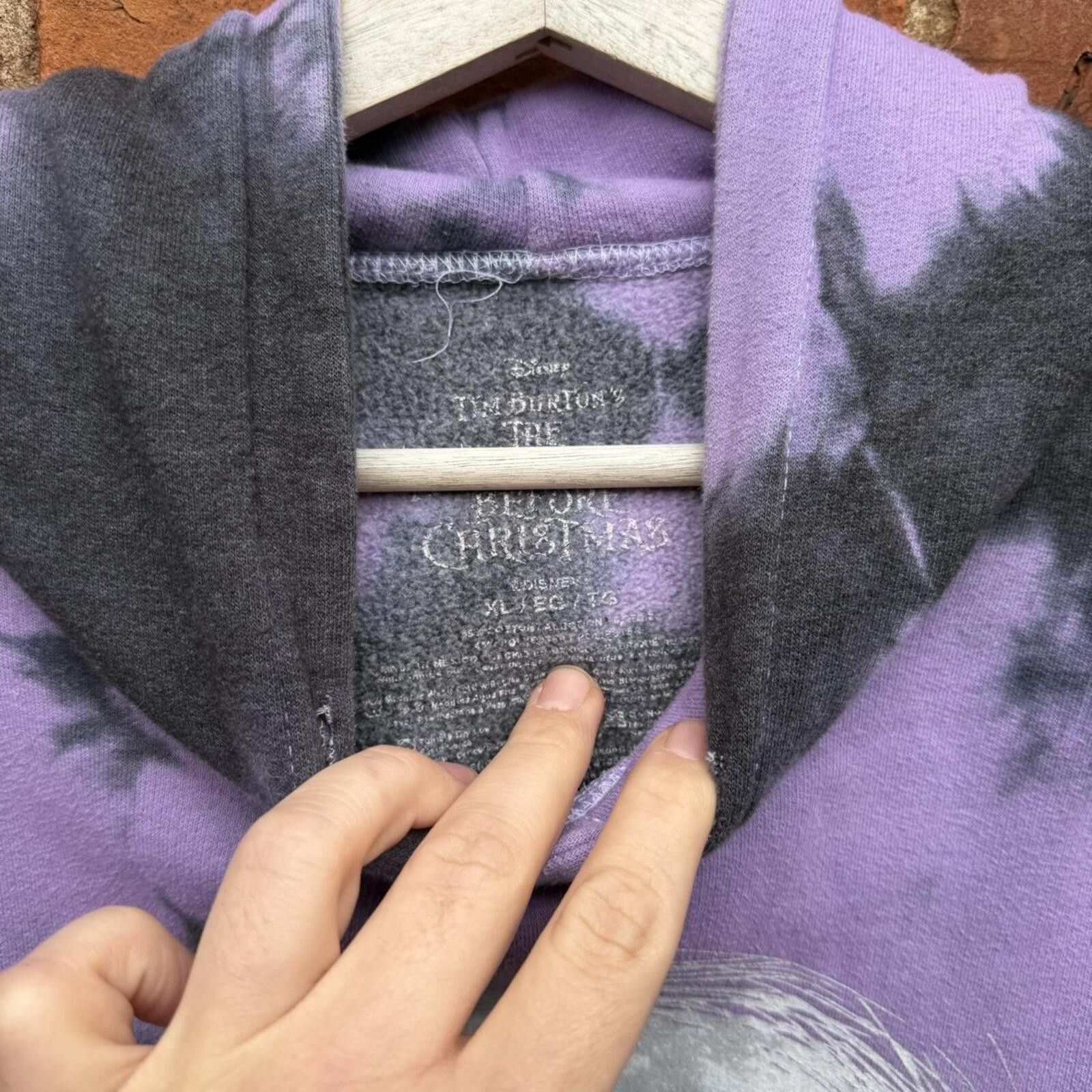 Disney nightmare before Christmas tie dye hoodie XL Size US XL / EU 56 / 4 - 7 Thumbnail
