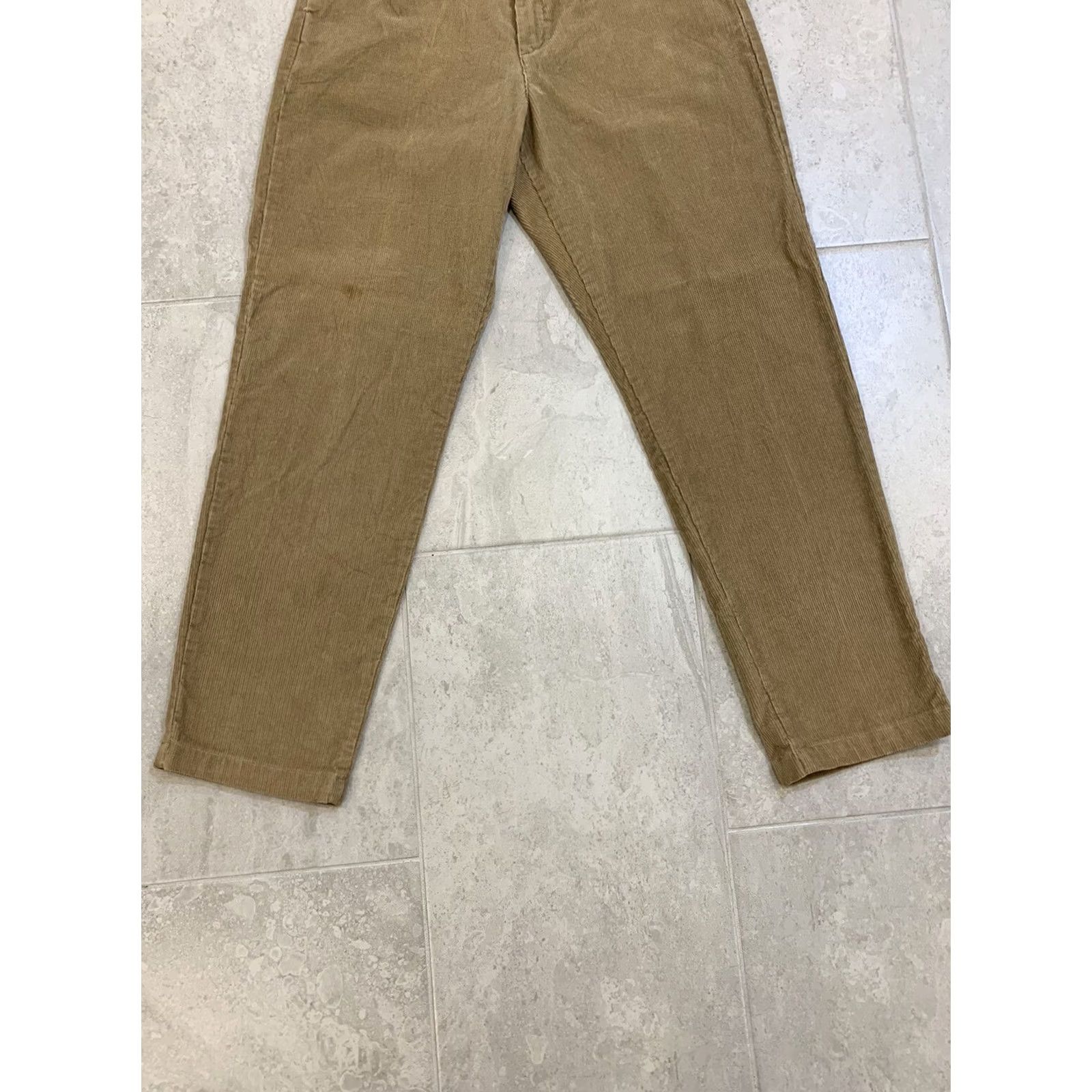 Lands' End VINTAGE Lands' End Brown Corduroy Dress Pants Women 12 Regular 29X30 Dress Pants Women's 12 Brown Corduroy Straight Leg Size 34" / US 12 / IT 48 - 3 Thumbnail